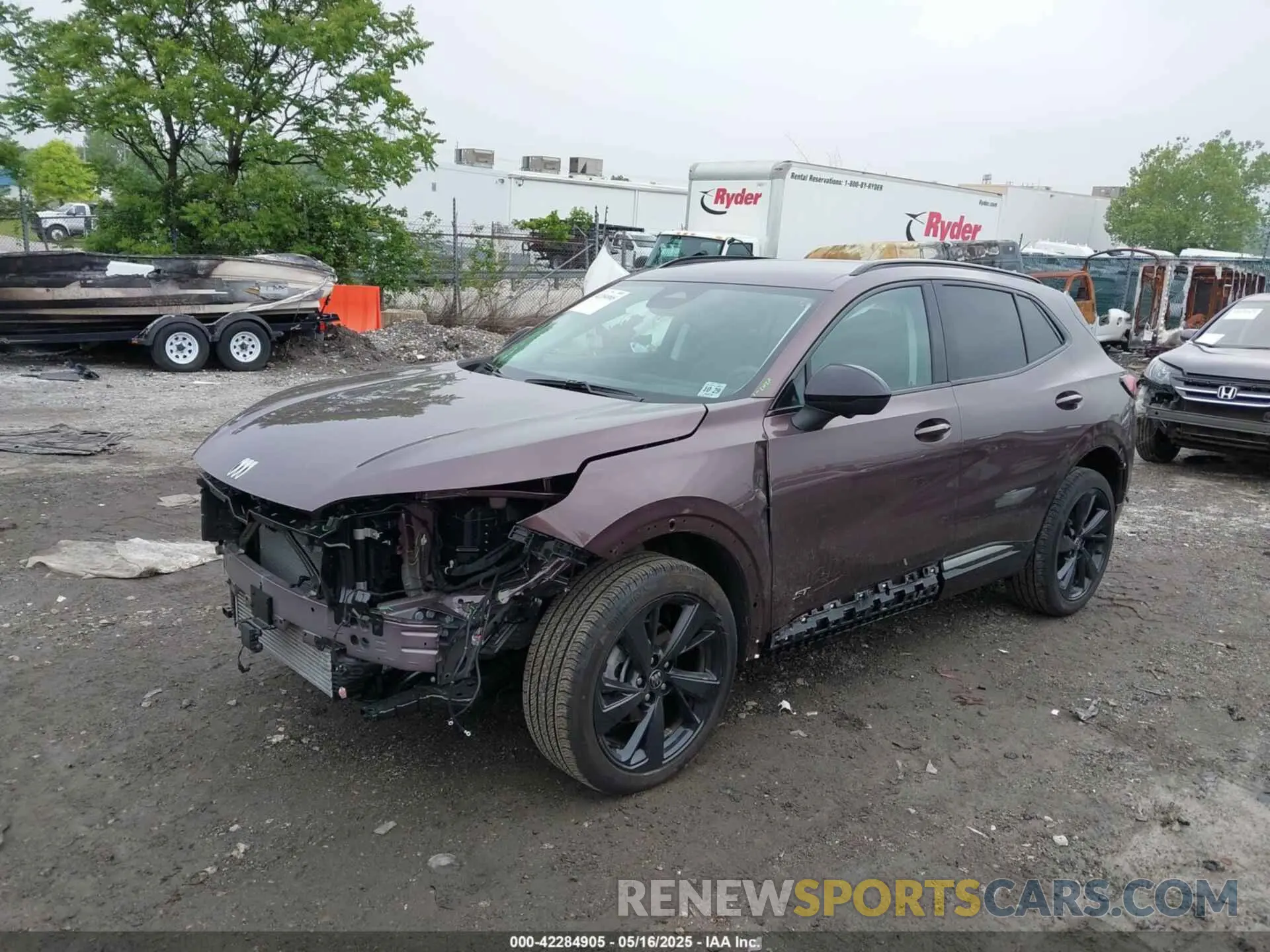 2 Photograph of a damaged car LRBFZPE41RD075461 BUICK ENVISION 2024