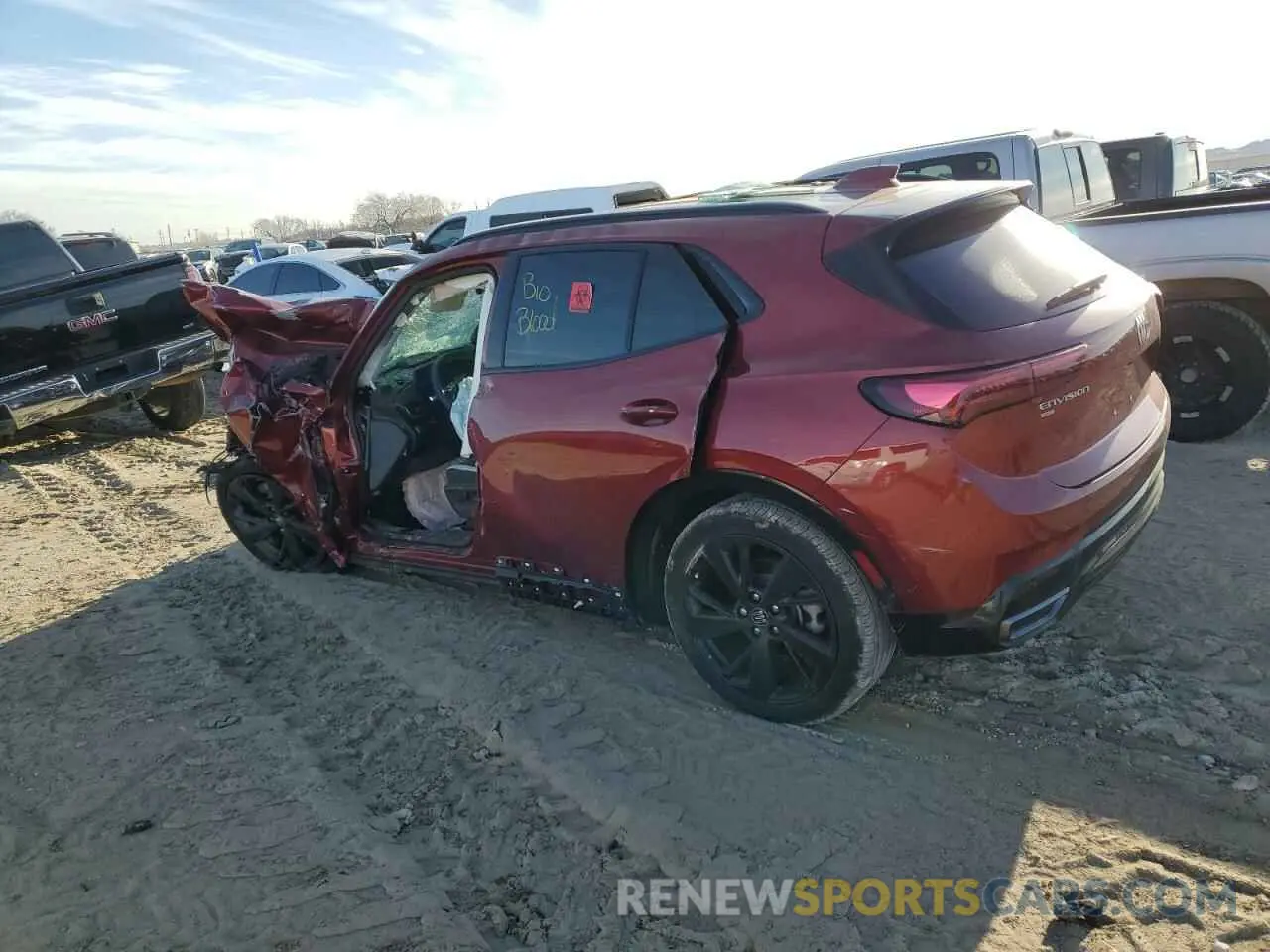 2 Photograph of a damaged car LRBFZPE42RD013986 BUICK ENVISION 2024