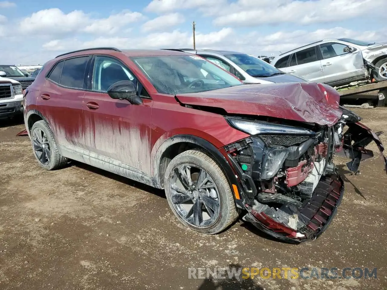4 Photograph of a damaged car LRBFZPE48RD036088 BUICK ENVISION 2024