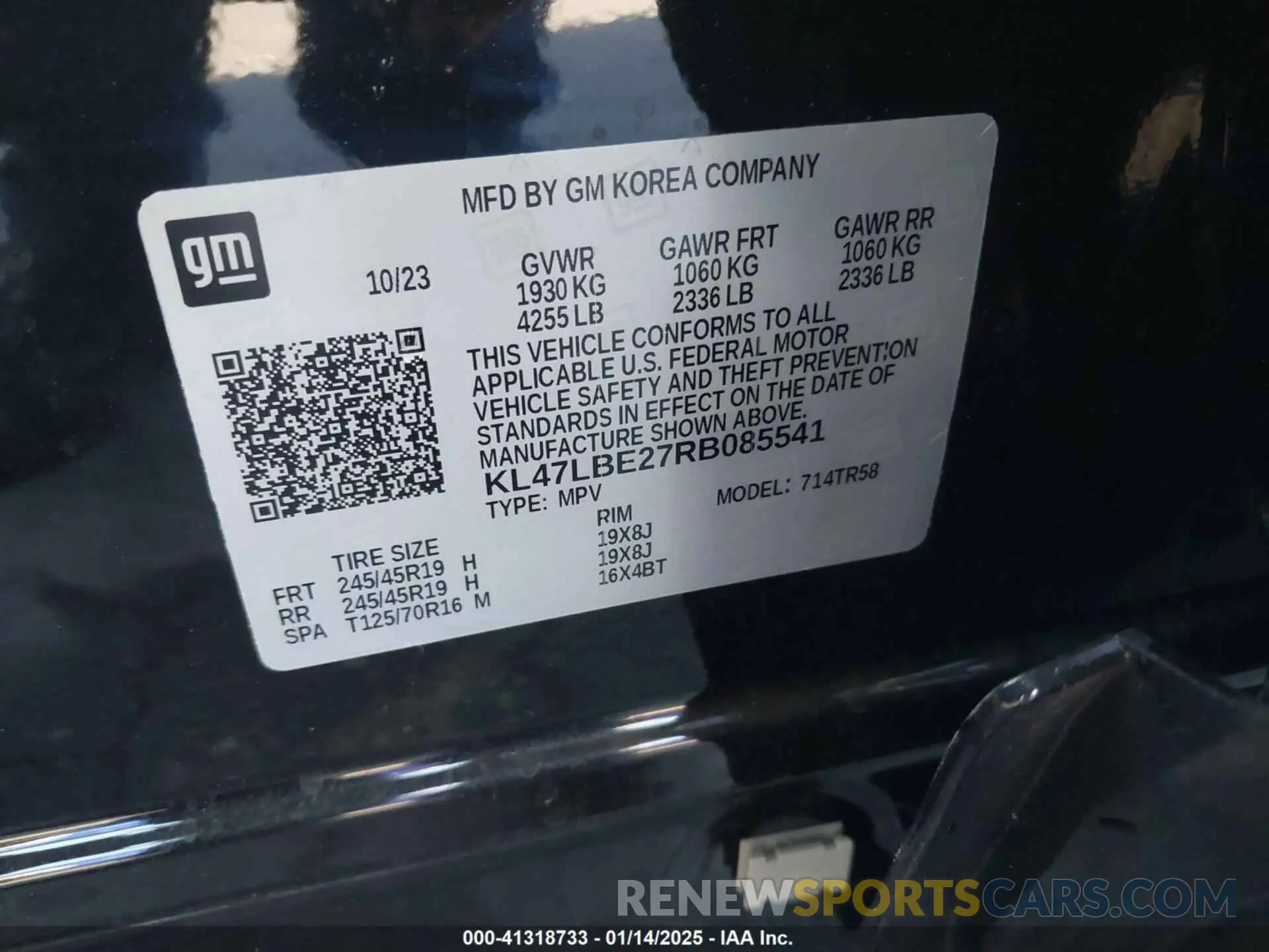 9 Photograph of a damaged car KL47LBE27RB085541 BUICK ENVISTA 2024
