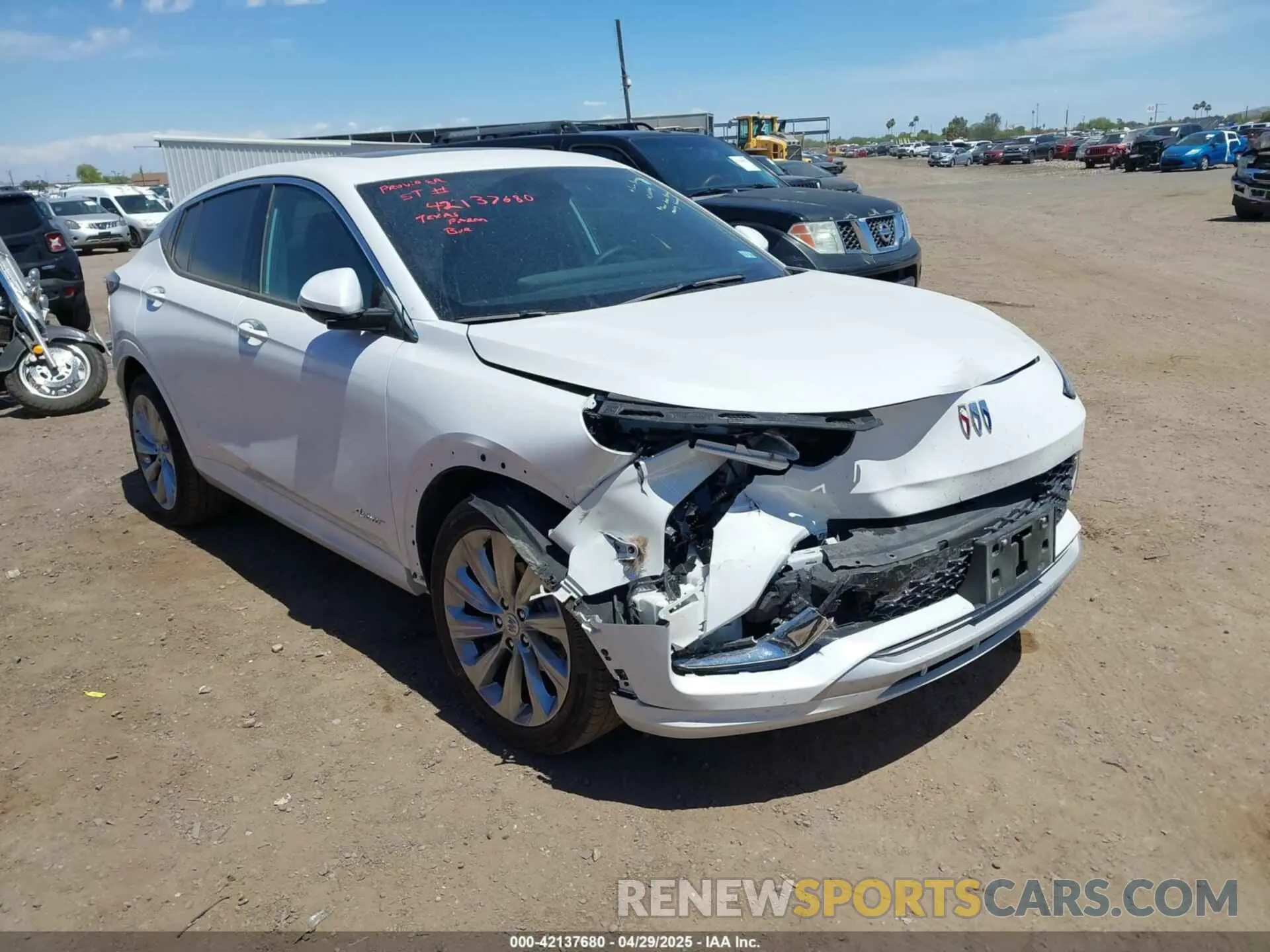 1 Photograph of a damaged car KL47LCE21RB056140 BUICK ENVISTA 2024
