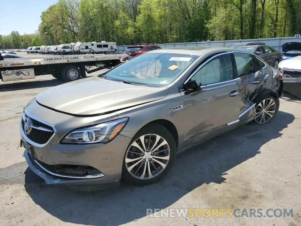 1 Photograph of a damaged car 1G4ZP5SS9KU112933 BUICK LACROSSE 2019