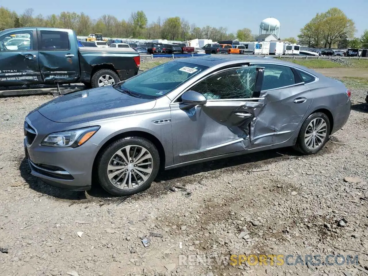 1 Photograph of a damaged car 1G4ZR5SS1KU131275 BUICK LACROSSE 2019