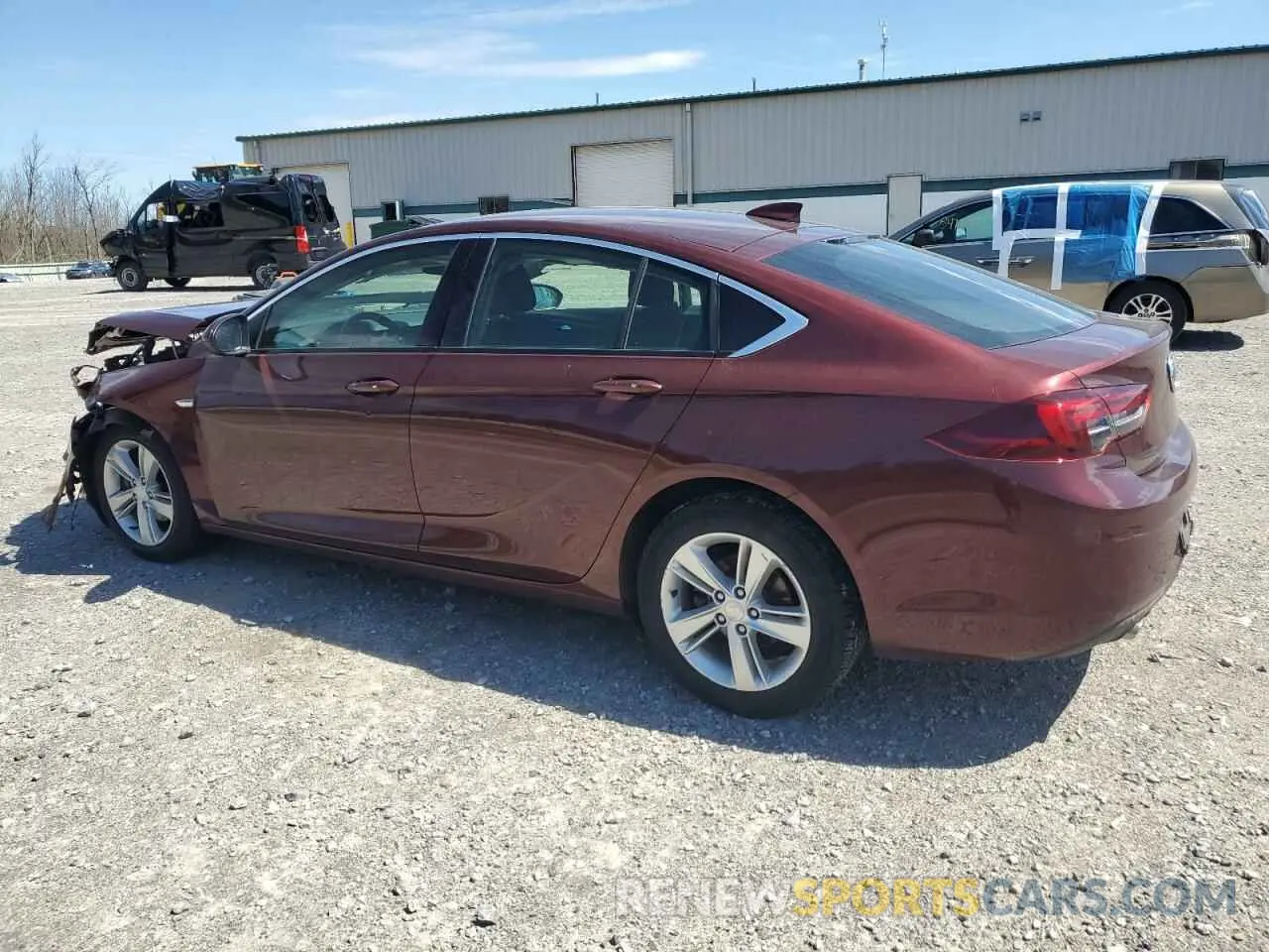 2 Photograph of a damaged car W04GL6SX6K1078678 BUICK REGAL 2019