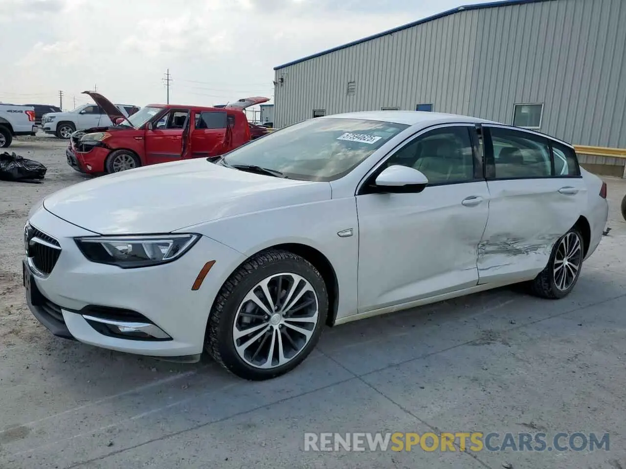 1 Photograph of a damaged car W04GP6SX5K1013843 BUICK REGAL 2019