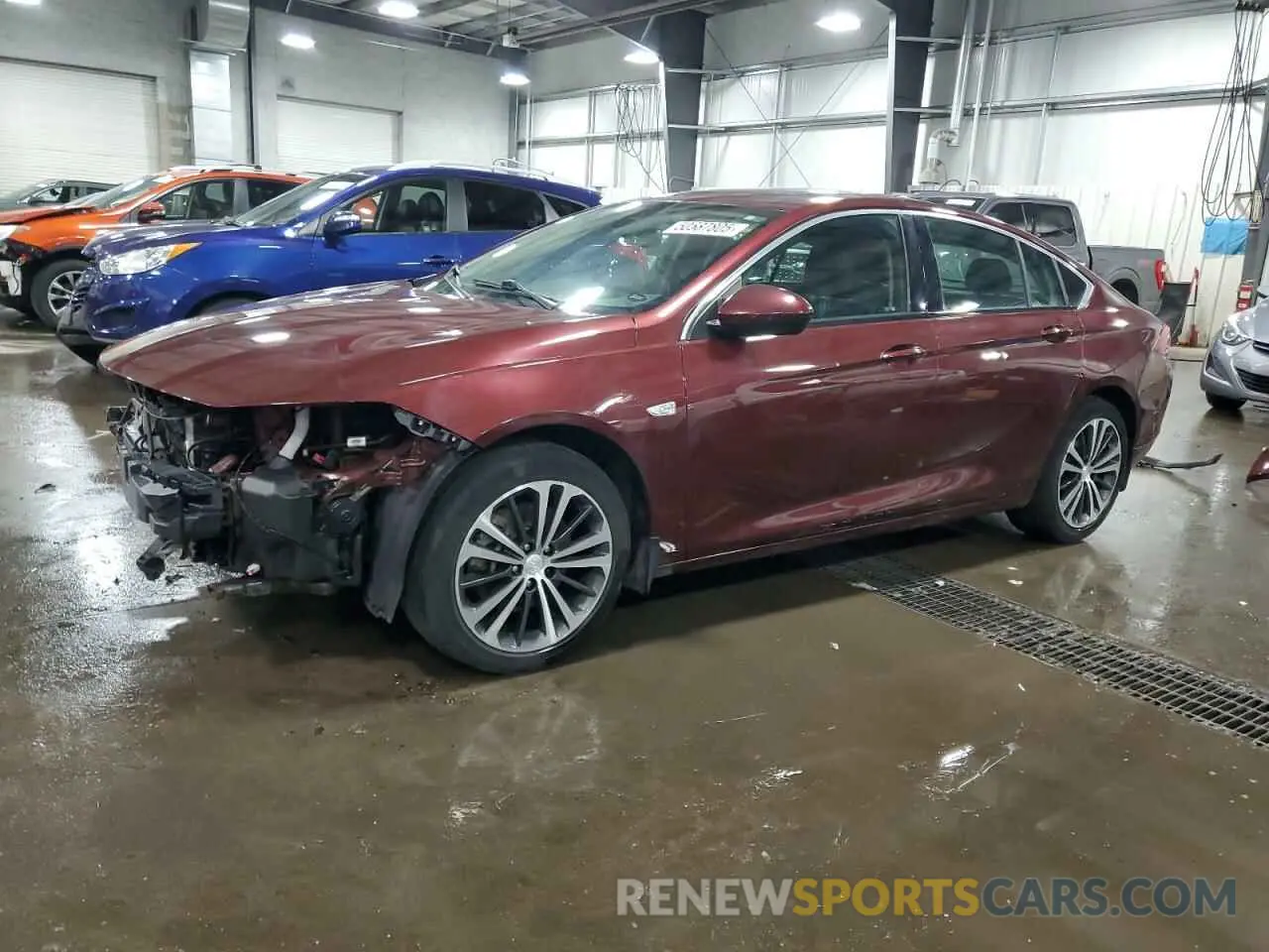 1 Photograph of a damaged car W04GR6SX8K1010753 BUICK REGAL 2019