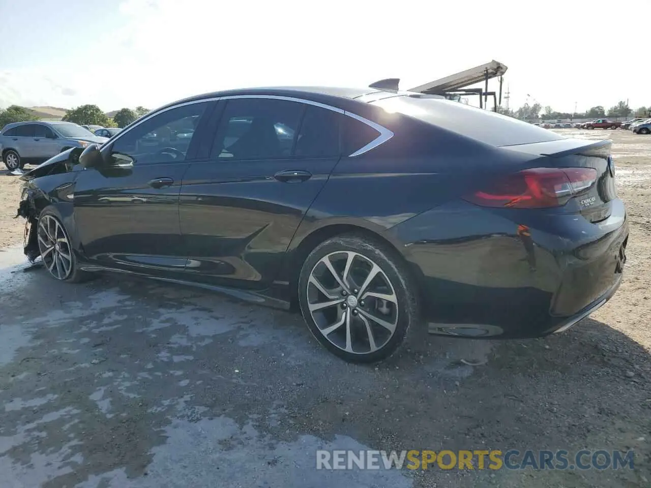 2 Photograph of a damaged car W04GS6SS0L1017254 BUICK REGAL 2020