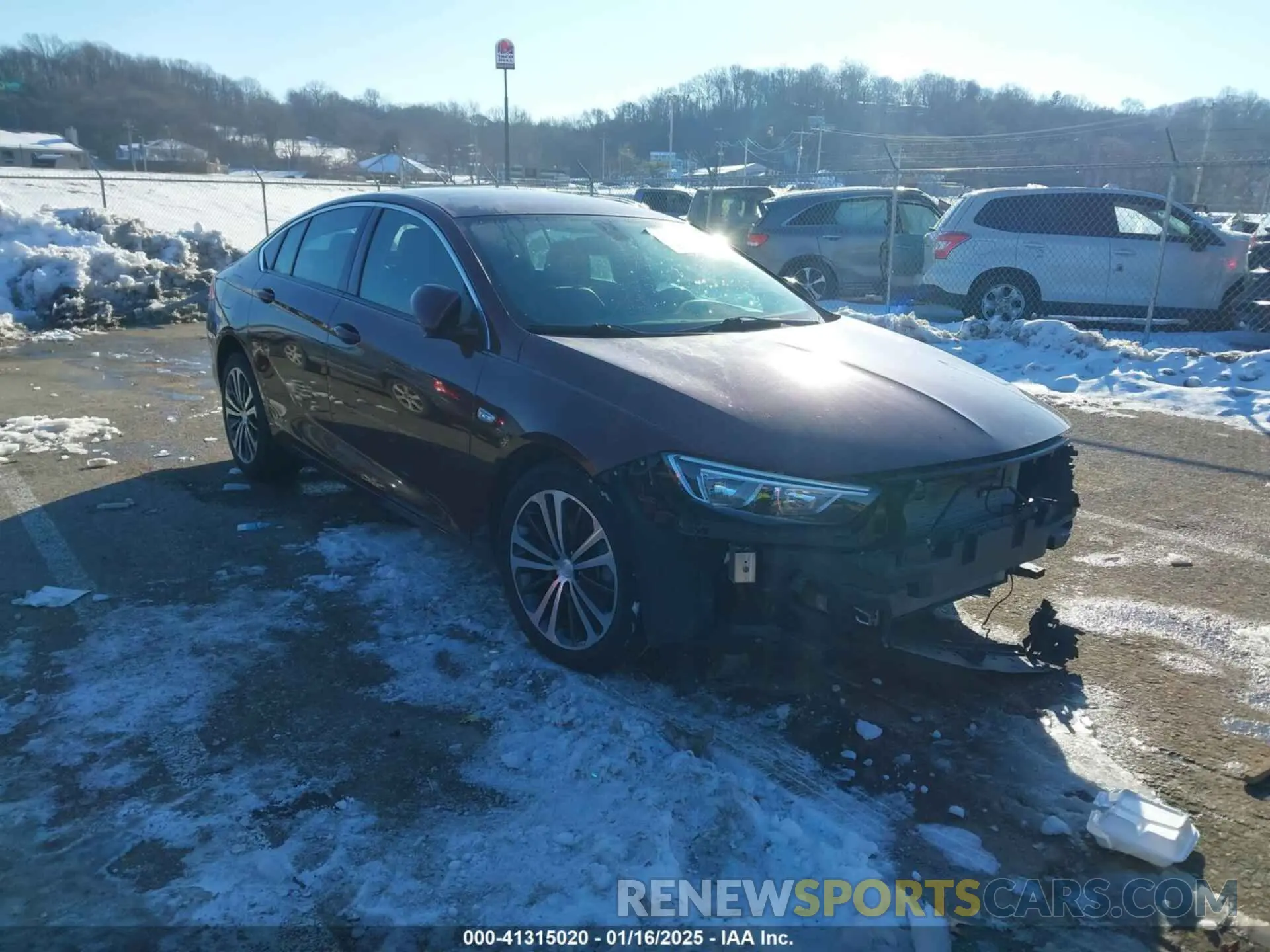 1 Photograph of a damaged car W04GM6SX0K1008235 BUICK REGAL SPORTBACK 2019