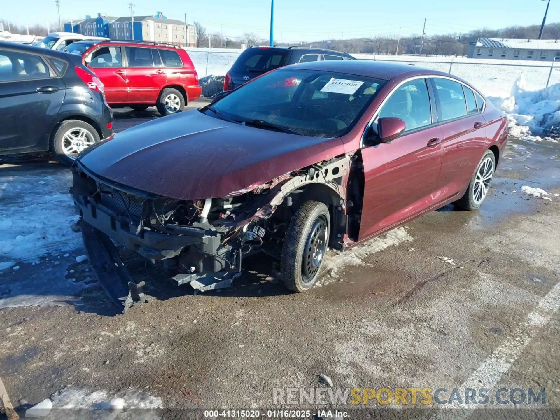 2 Photograph of a damaged car W04GM6SX0K1008235 BUICK REGAL SPORTBACK 2019