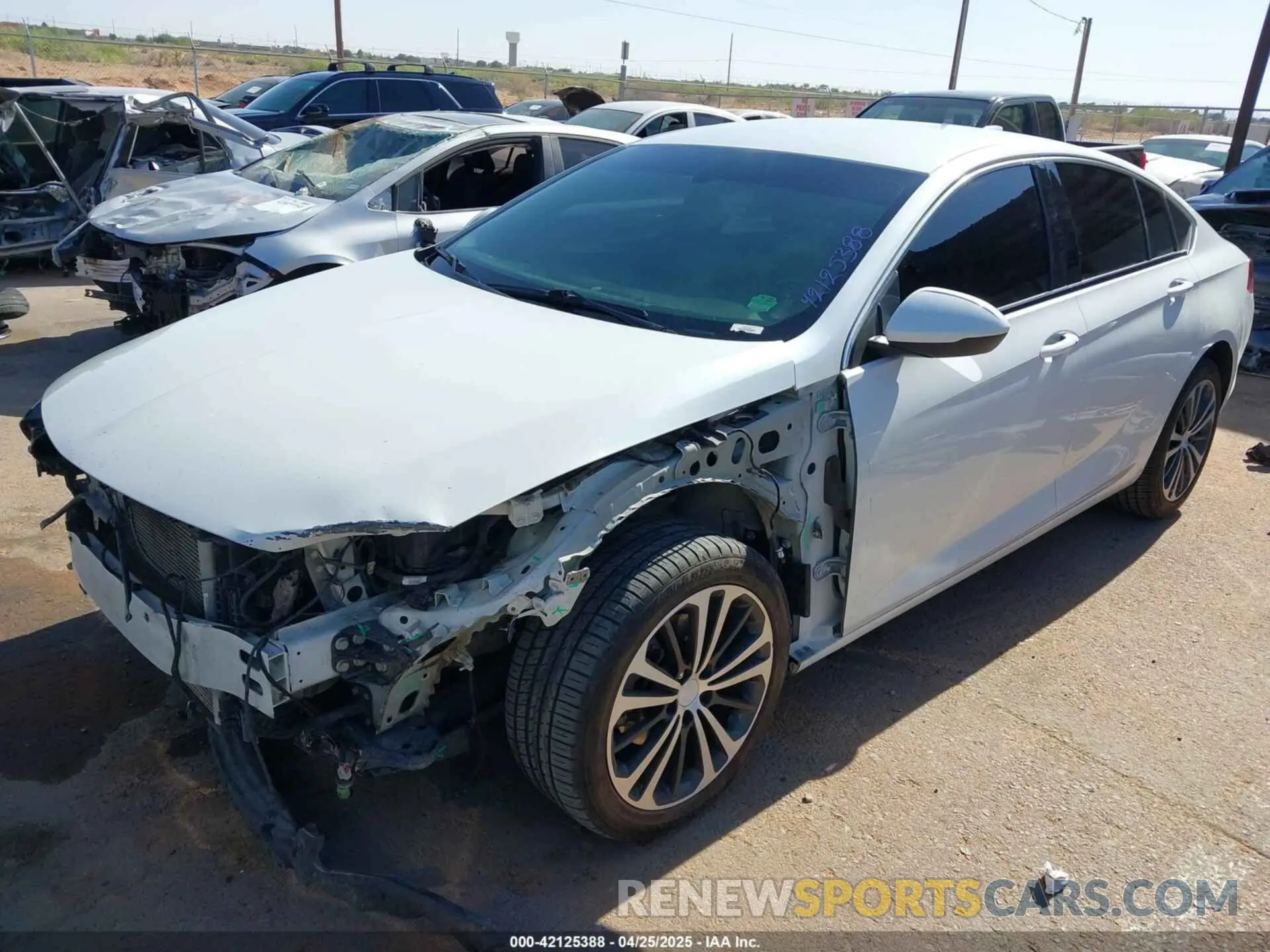 2 Photograph of a damaged car W04GP6SX5K1033588 BUICK REGAL SPORTBACK 2019