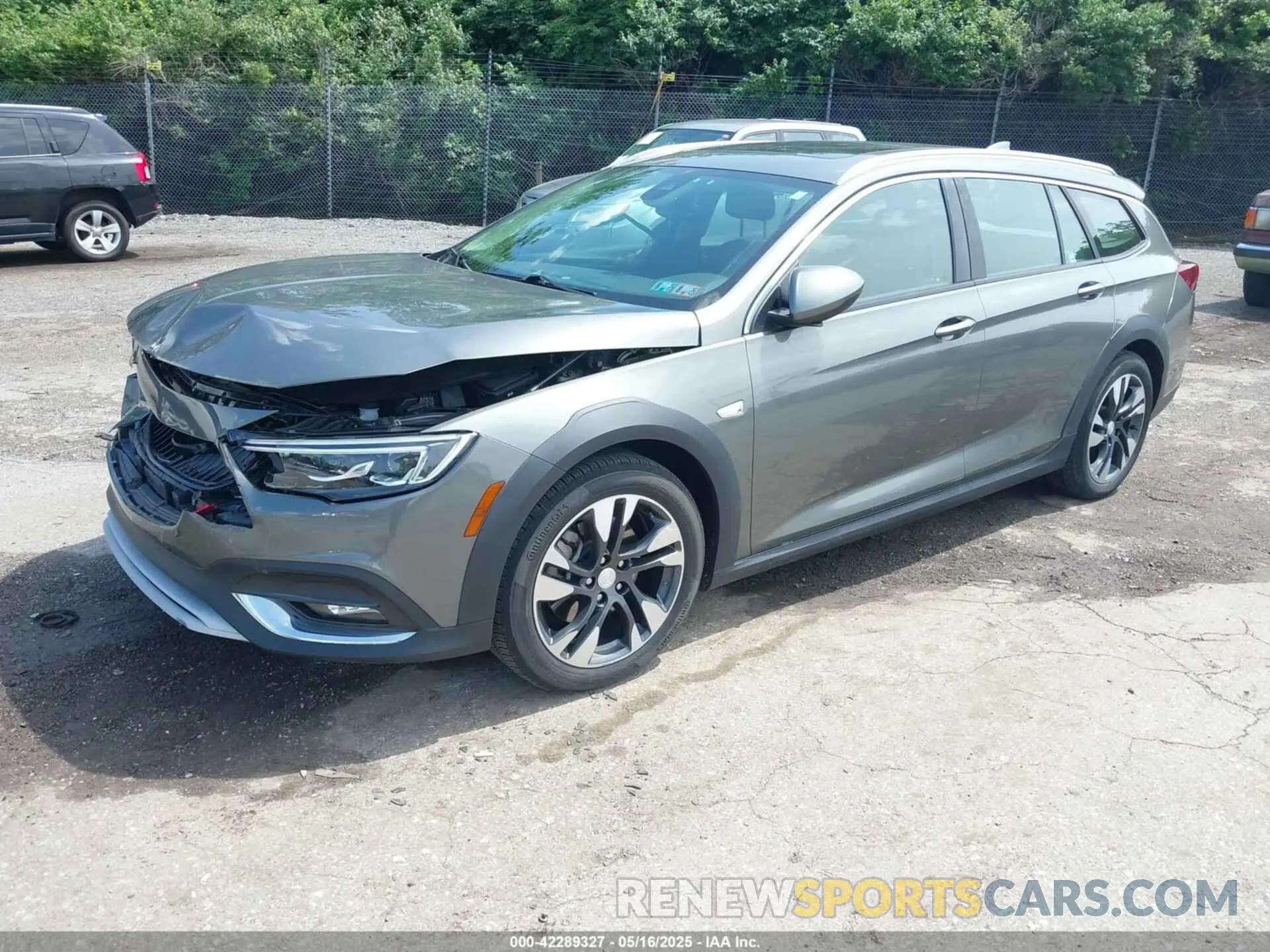 2 Photograph of a damaged car W04GV8SX5K1019420 BUICK REGAL TOURX 2019