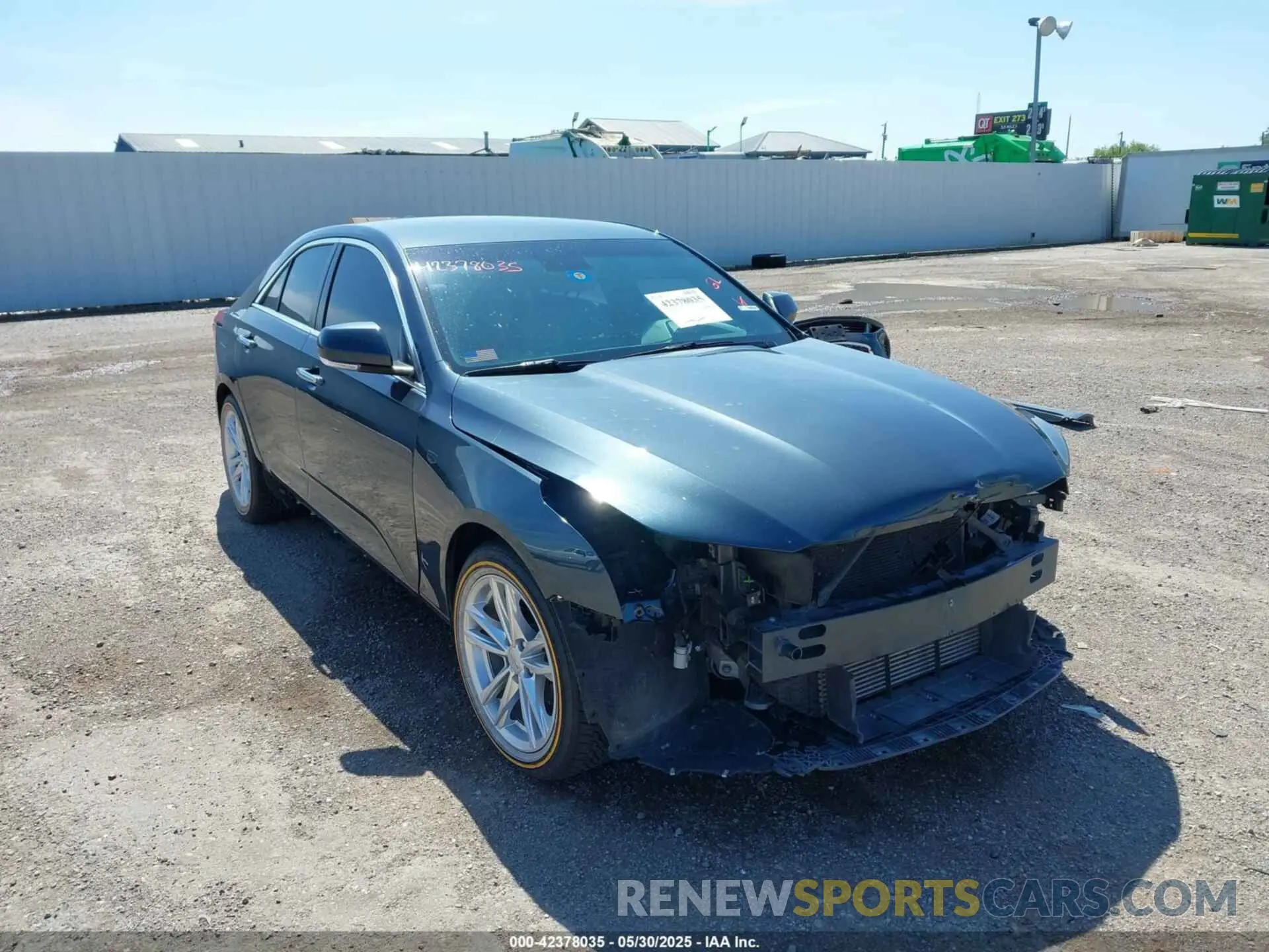 1 Photograph of a damaged car 1G6DA5RK4L0123033 CADILLAC CT4 2020