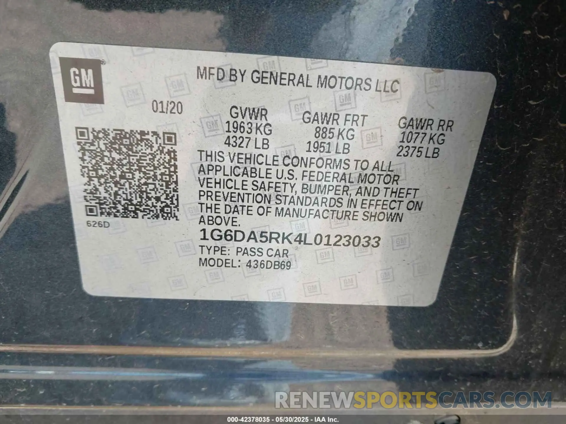 9 Photograph of a damaged car 1G6DA5RK4L0123033 CADILLAC CT4 2020