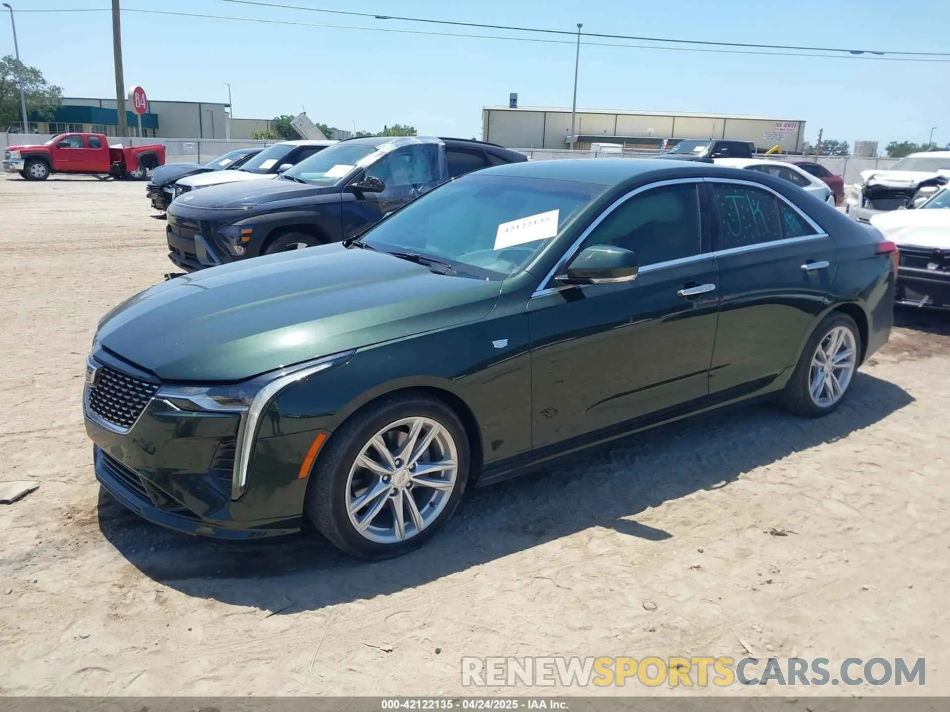 2 Photograph of a damaged car 1G6DA5RK4L0137109 CADILLAC CT4 2020