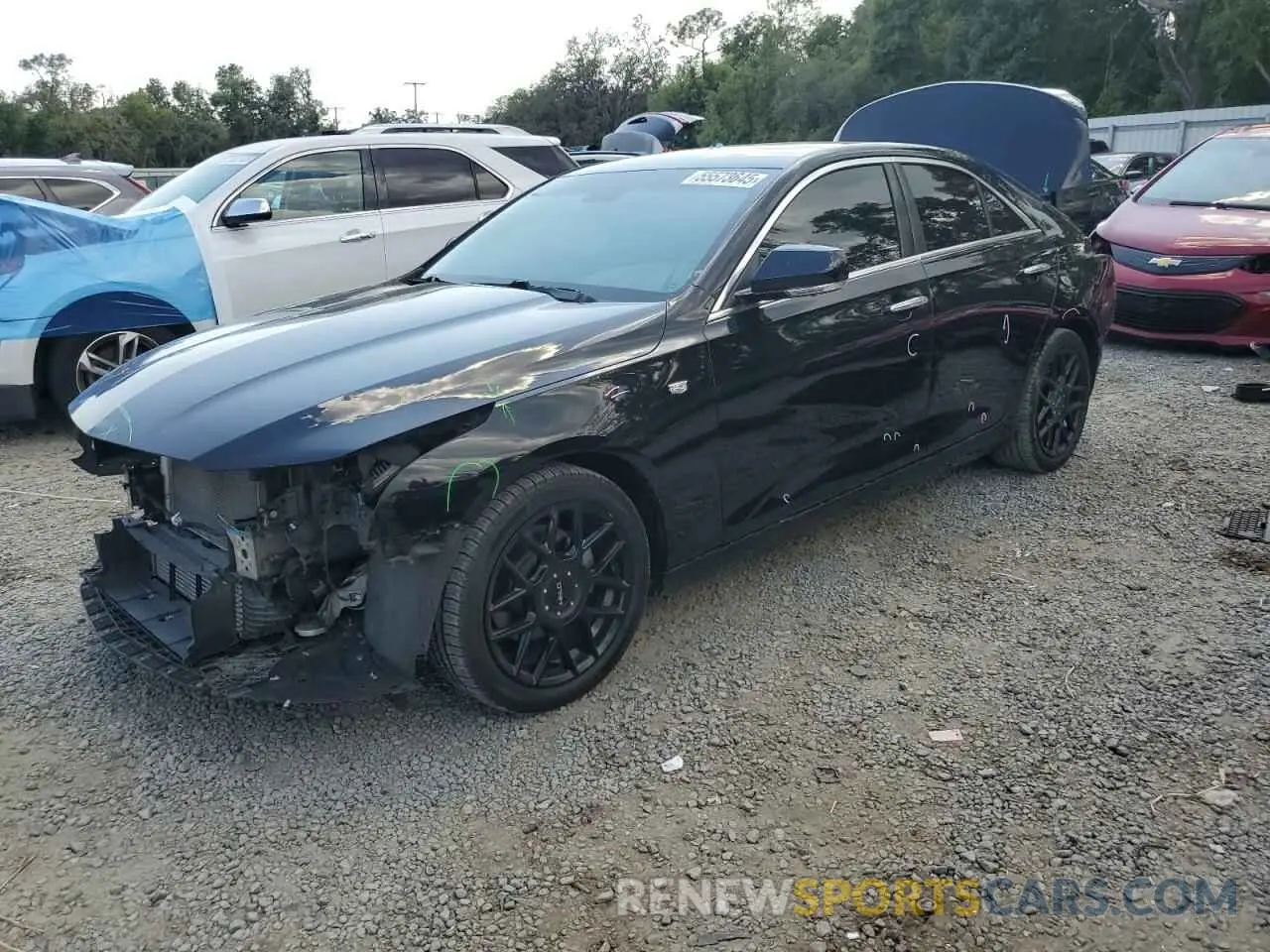 1 Photograph of a damaged car 1G6DA5RK8L0153779 CADILLAC CT4 2020