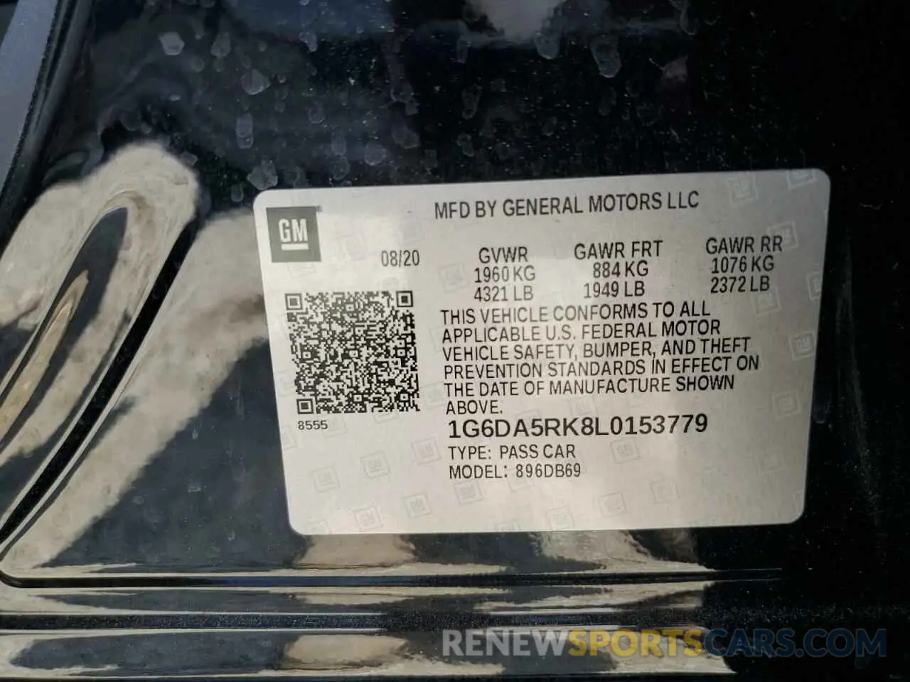 13 Photograph of a damaged car 1G6DA5RK8L0153779 CADILLAC CT4 2020