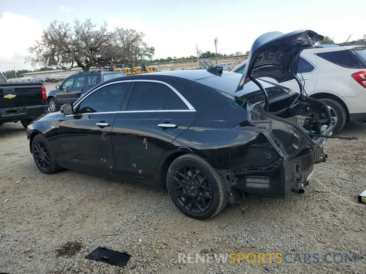 2 Photograph of a damaged car 1G6DA5RK8L0153779 CADILLAC CT4 2020