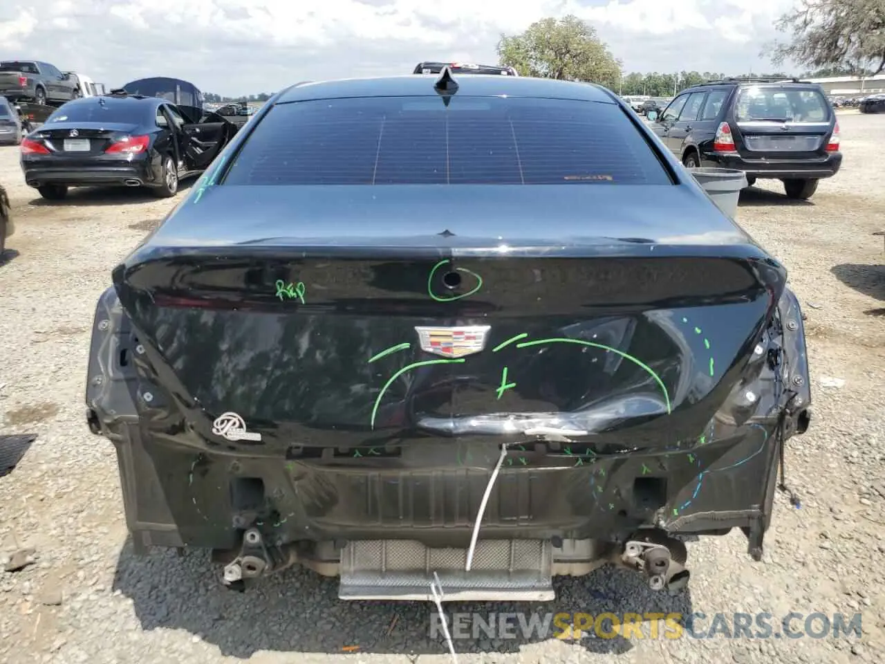 6 Photograph of a damaged car 1G6DA5RK8L0153779 CADILLAC CT4 2020
