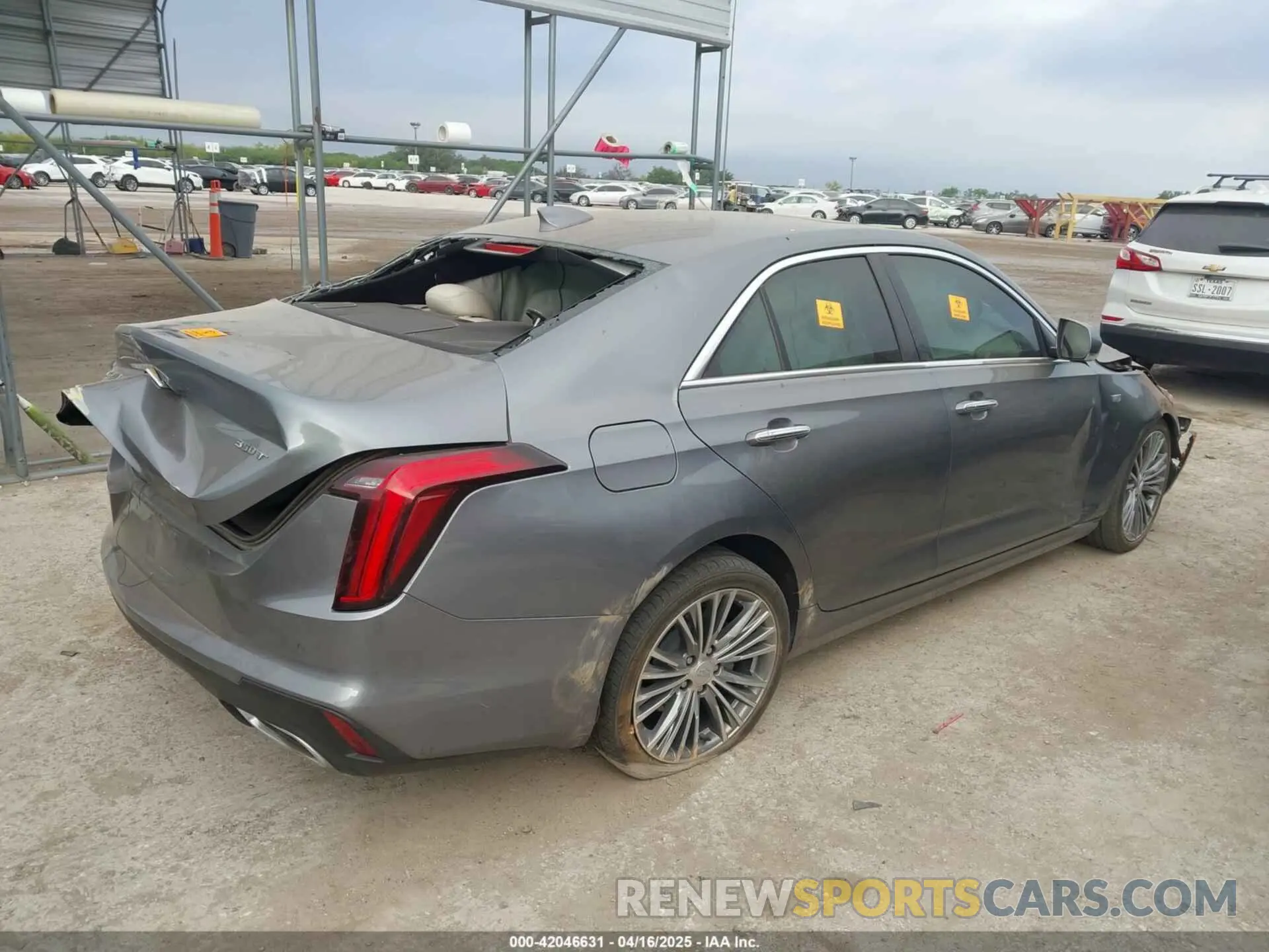 4 Photograph of a damaged car 1G6DB5RK1L0133001 CADILLAC CT4 2020