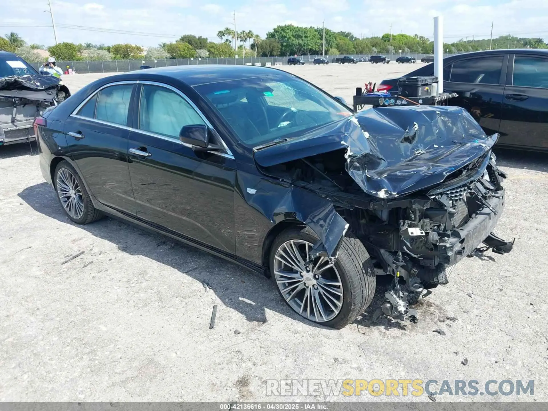 1 Photograph of a damaged car 1G6DB5RK1L0153166 CADILLAC CT4 2020