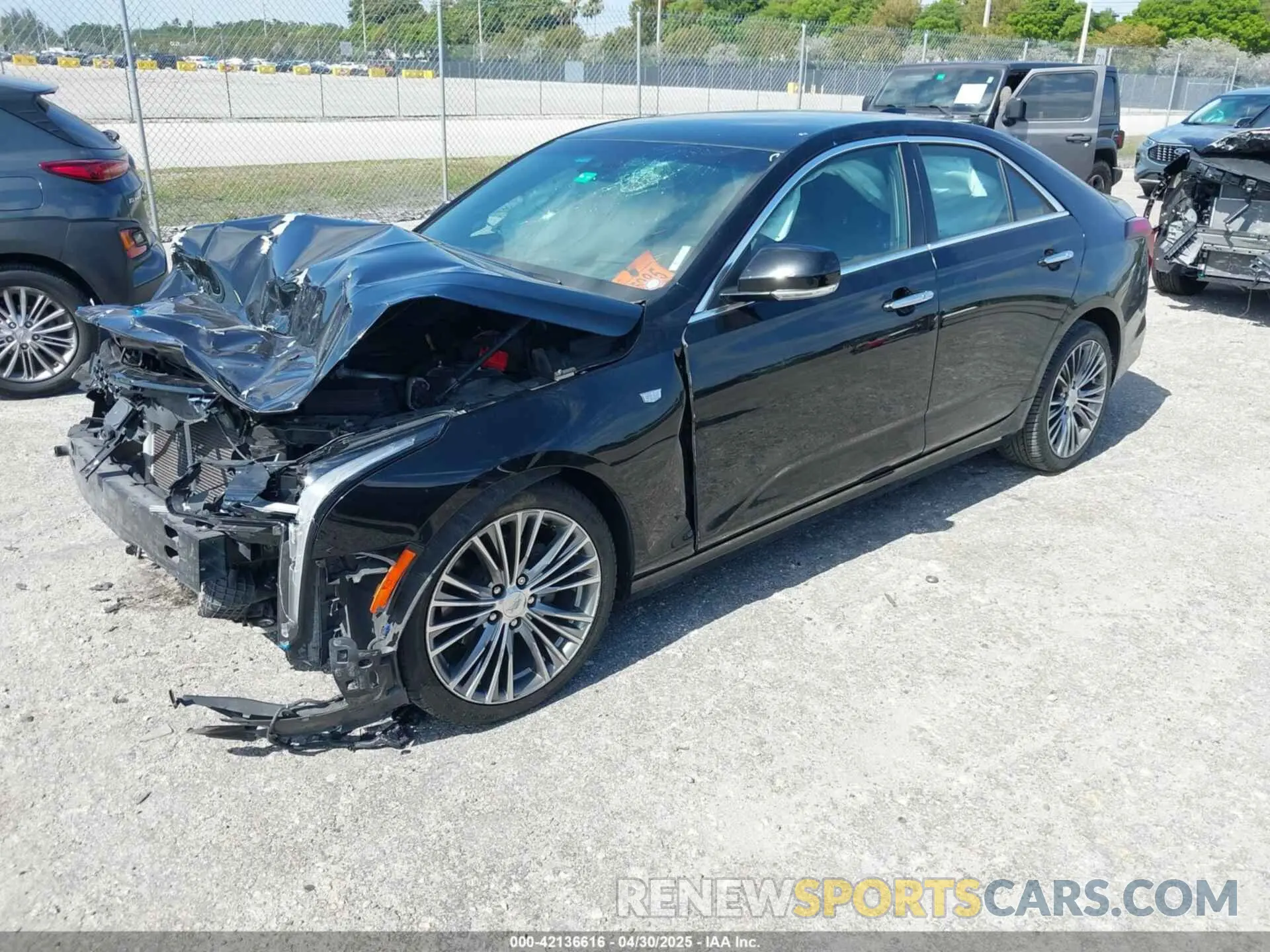 2 Photograph of a damaged car 1G6DB5RK1L0153166 CADILLAC CT4 2020