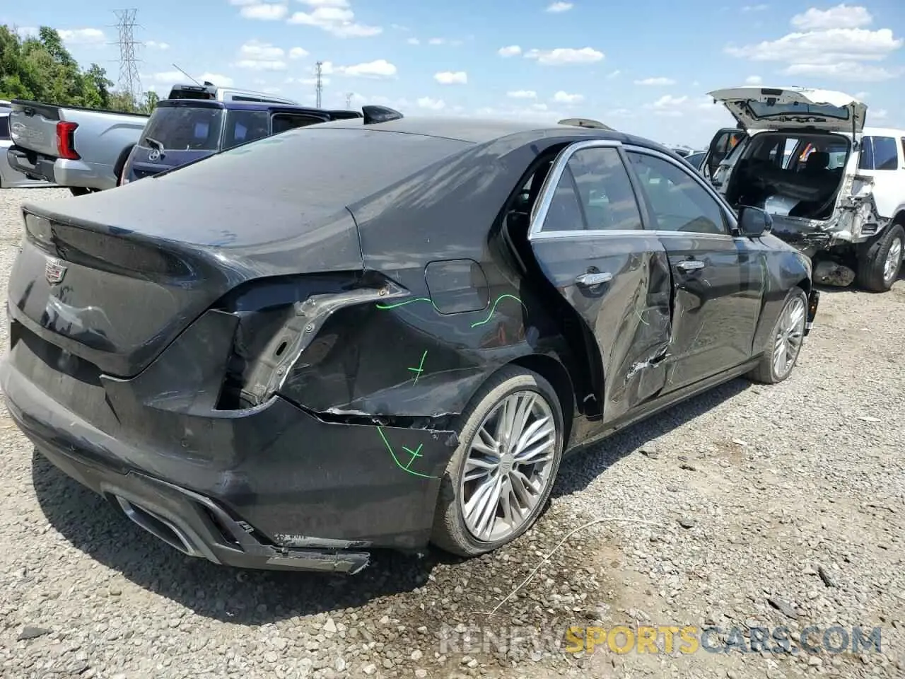 3 Photograph of a damaged car 1G6DB5RK5L0143269 CADILLAC CT4 2020