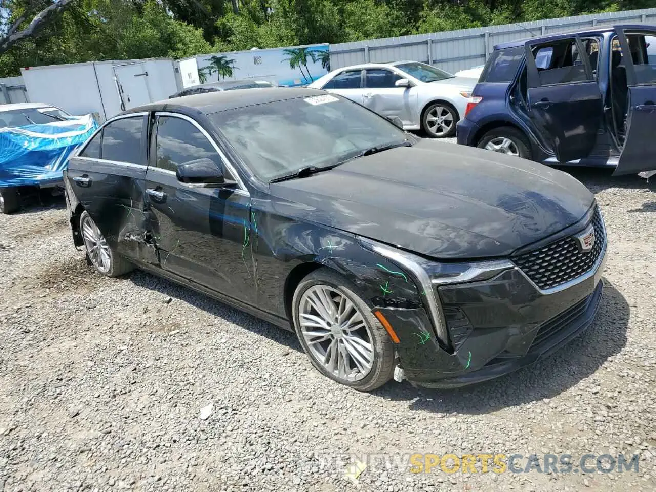 4 Photograph of a damaged car 1G6DB5RK5L0143269 CADILLAC CT4 2020