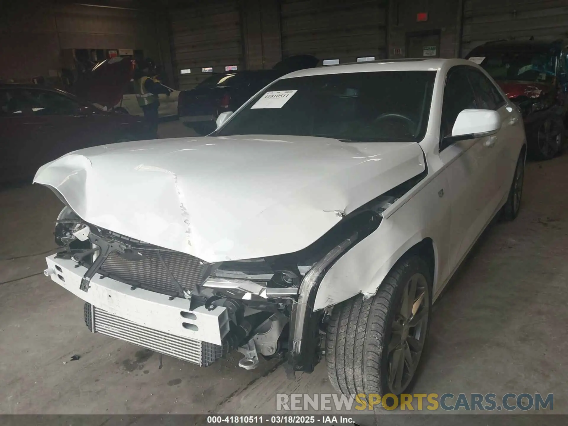 2 Photograph of a damaged car 1G6DG5RK9L0131773 CADILLAC CT4 2020