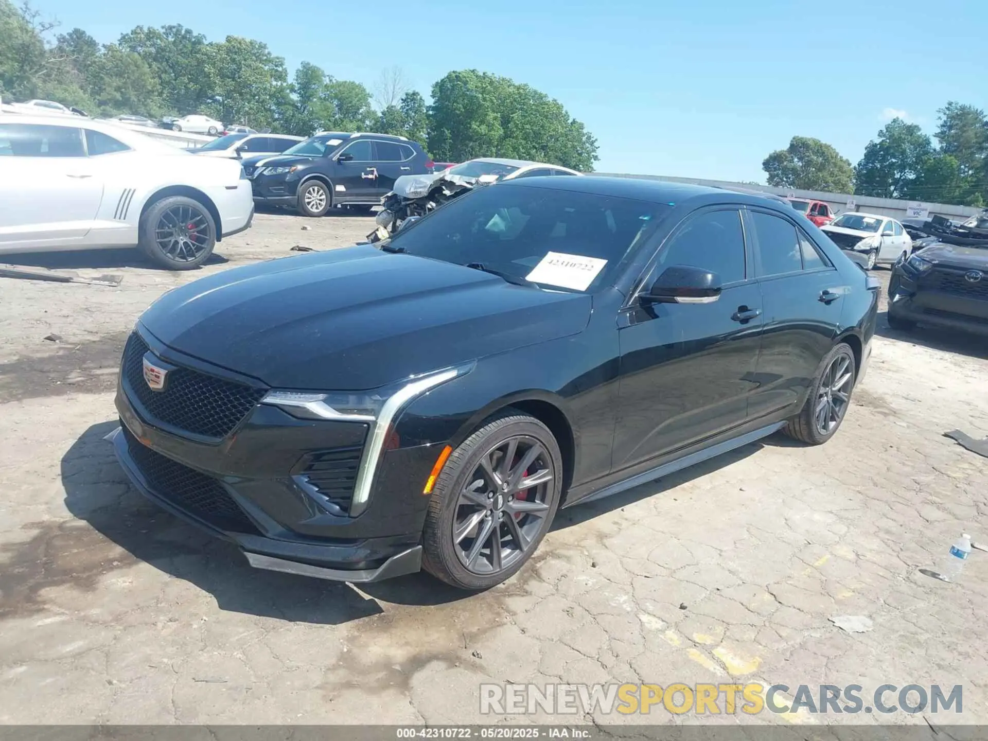 2 Photograph of a damaged car 1G6DG5RKXL0150221 CADILLAC CT4 2020