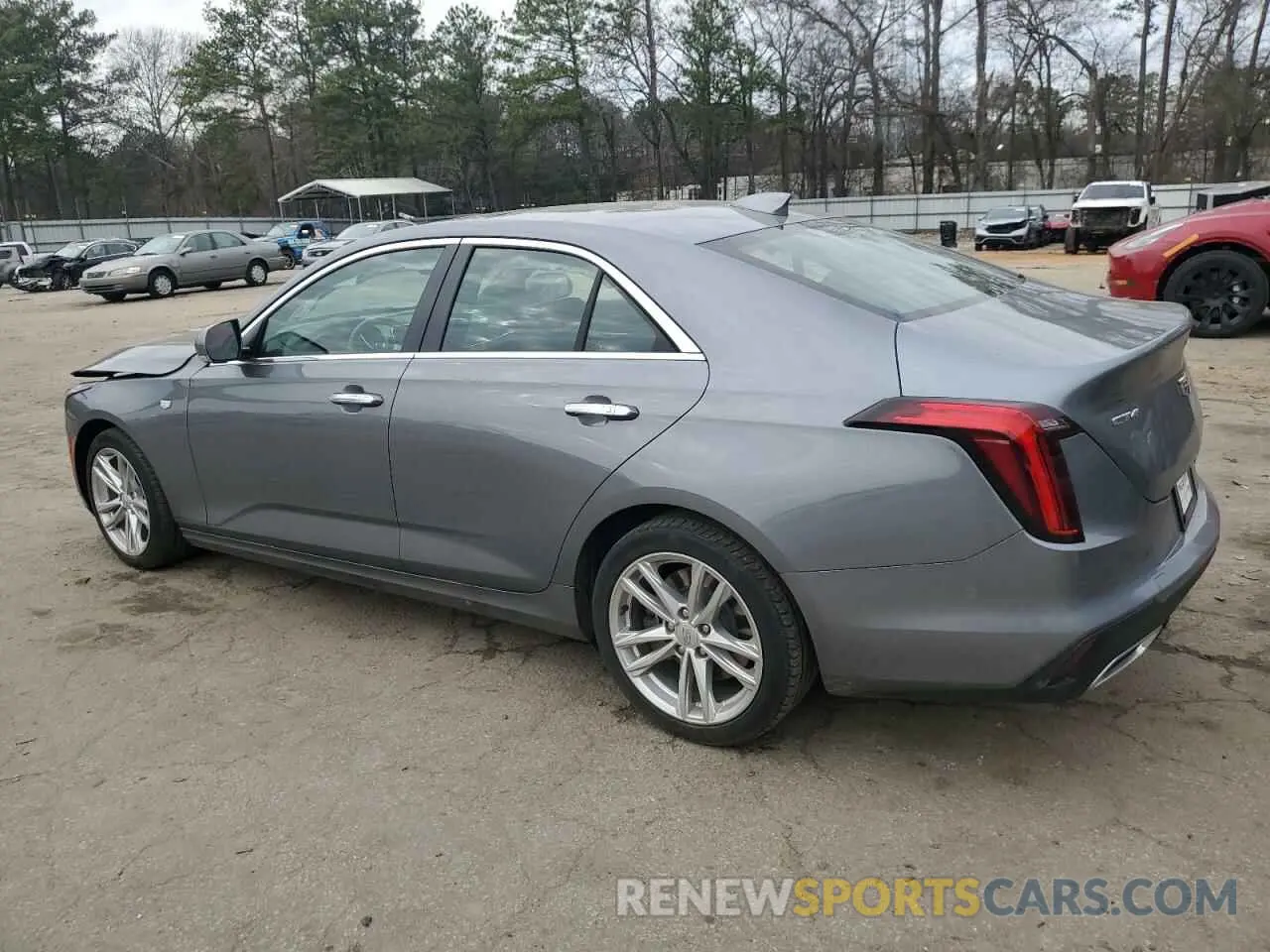 2 Photograph of a damaged car 1G6DJ5RK0L0153923 CADILLAC CT4 2020