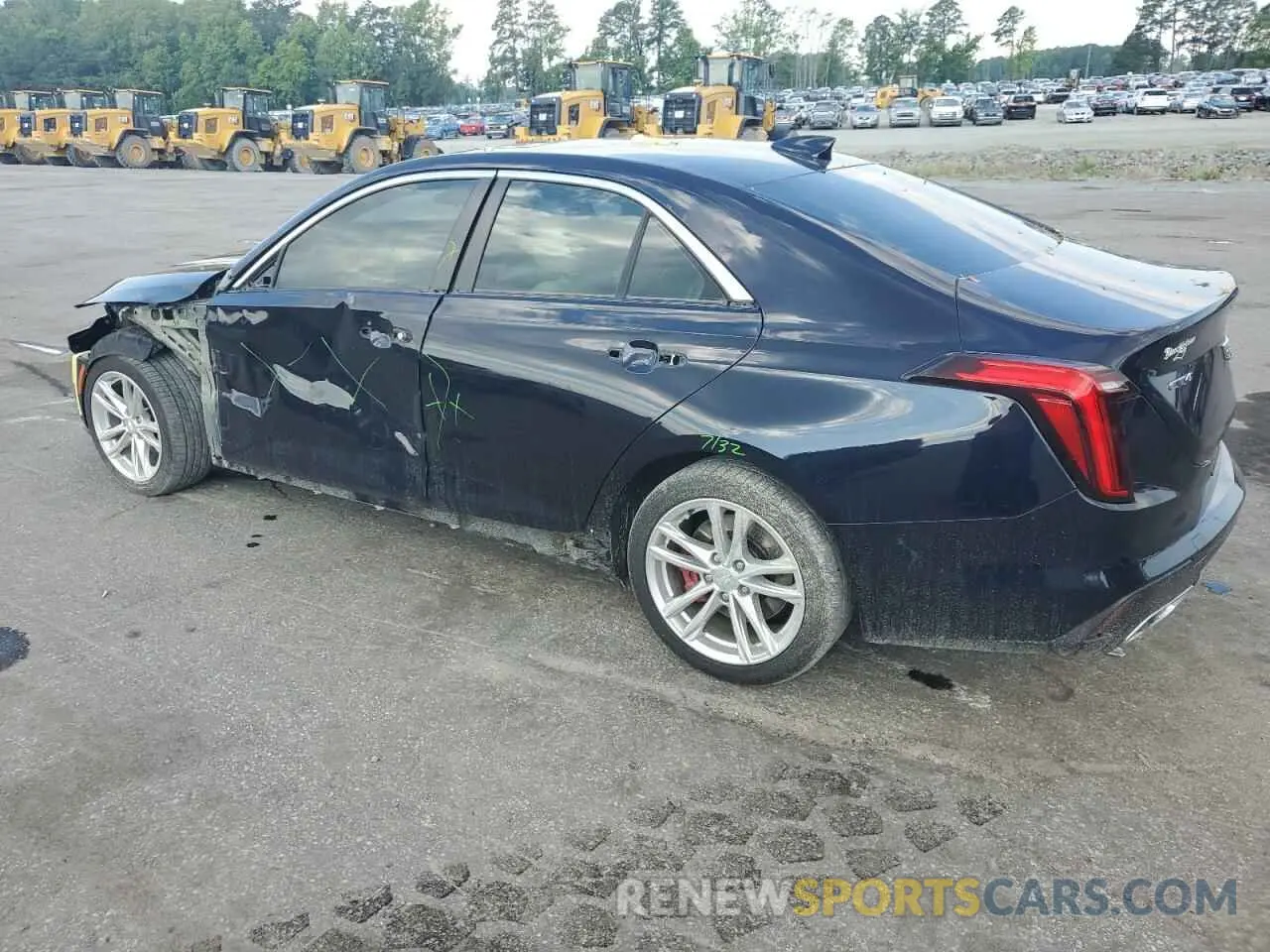 2 Photograph of a damaged car 1G6DJ5RK4L0145355 CADILLAC CT4 2020