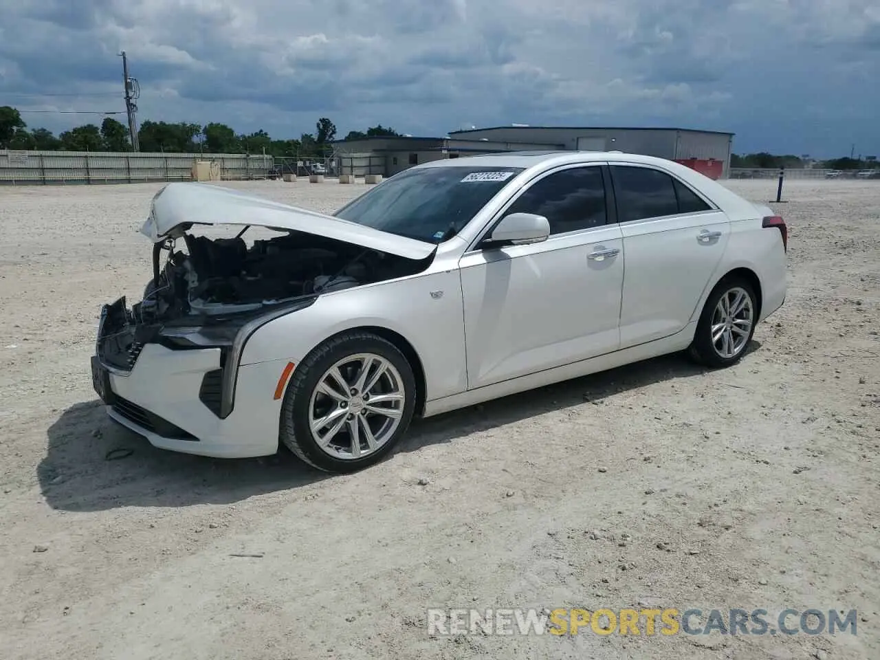 1 Photograph of a damaged car 1G6DJ5RK7L0138514 CADILLAC CT4 2020