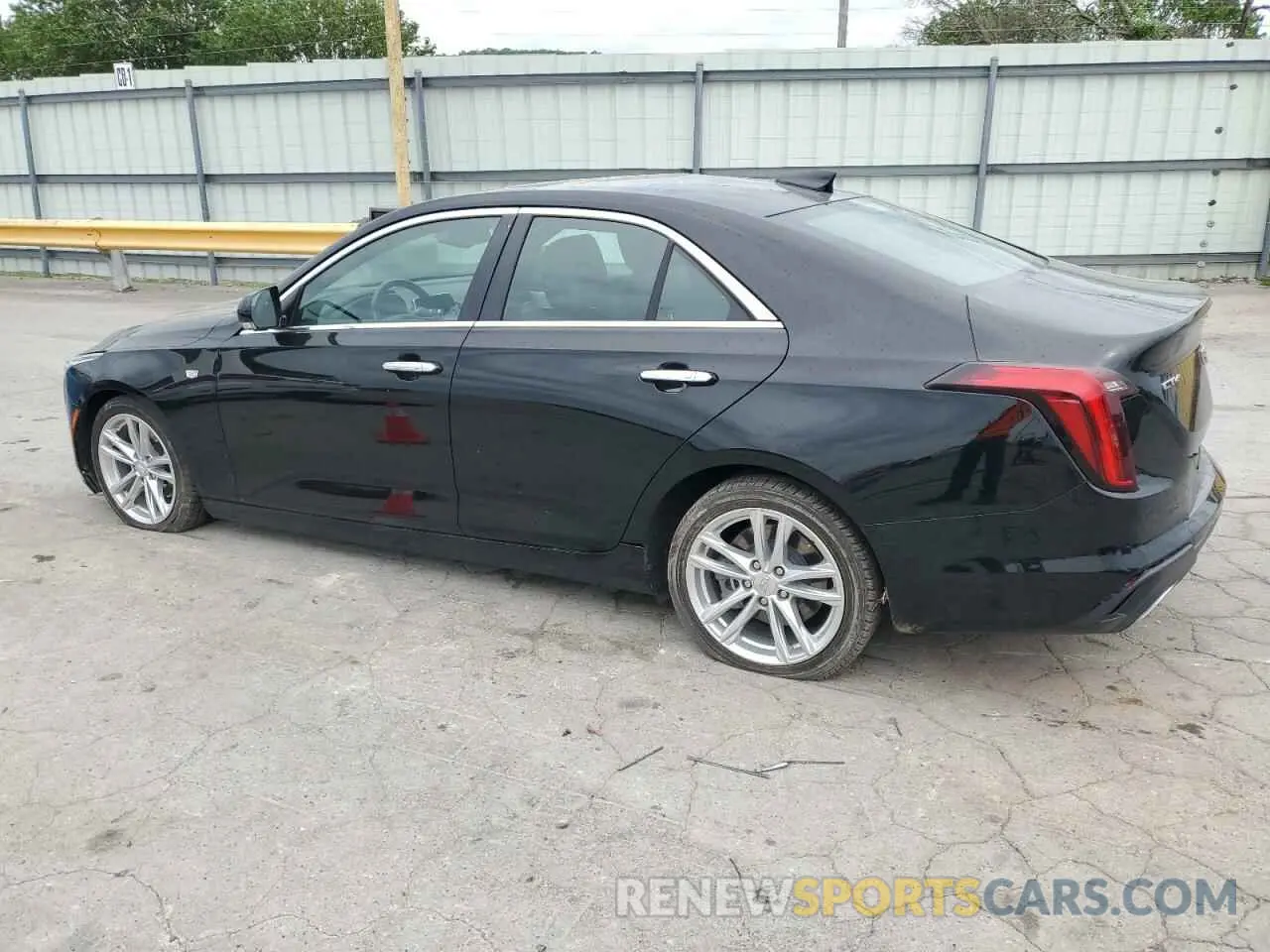 2 Photograph of a damaged car 1G6DJ5RK8L0137064 CADILLAC CT4 2020