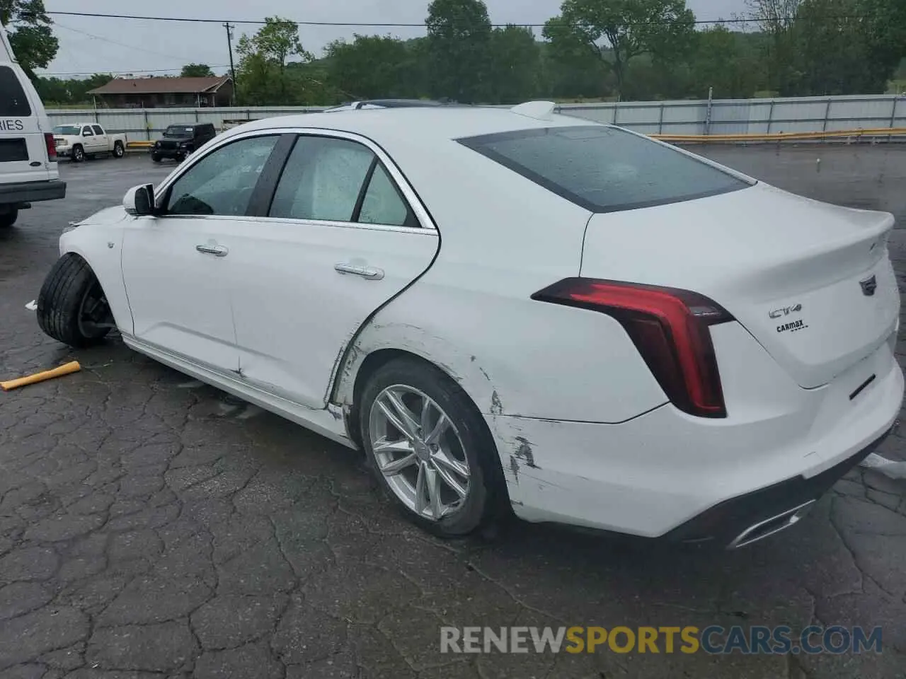 2 Photograph of a damaged car 1G6DJ5RKXL0154478 CADILLAC CT4 2020