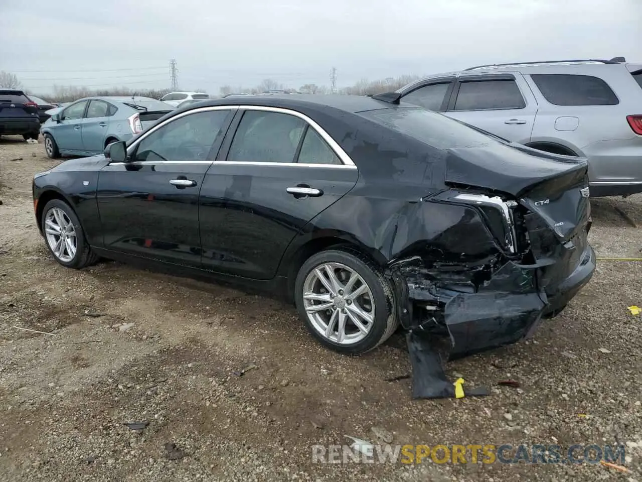 2 Photograph of a damaged car 1G6DK5RK0L0137220 CADILLAC CT4 2020