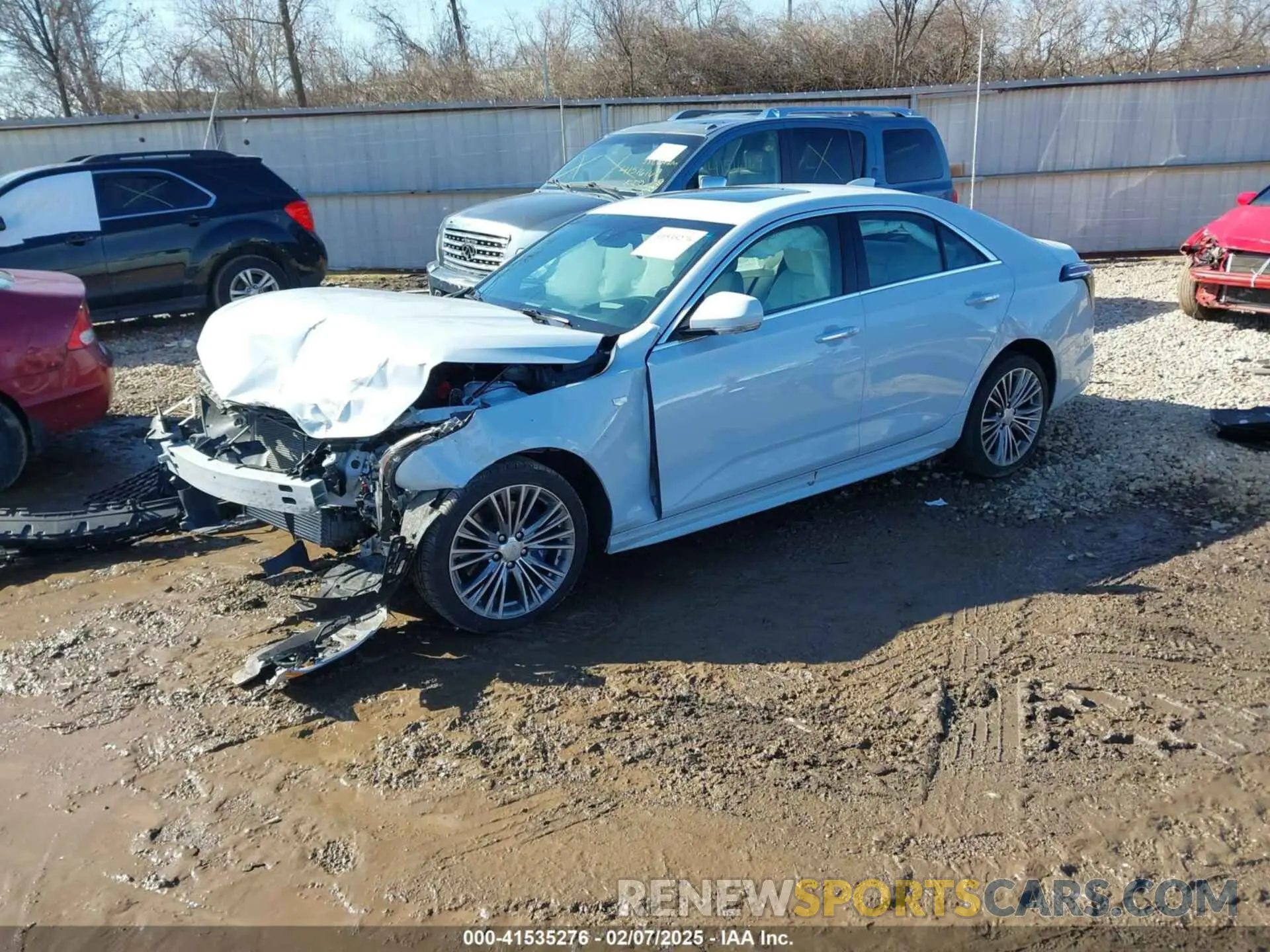 2 Photograph of a damaged car 1G6D55RK8M0145638 CADILLAC CT4 2021