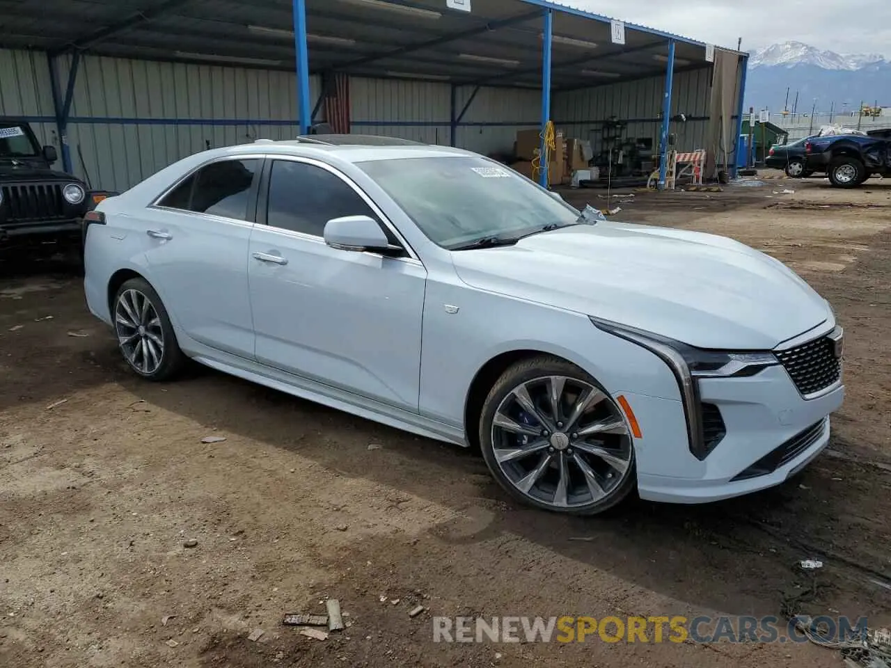 4 Photograph of a damaged car 1G6D55RLXM0143415 CADILLAC CT4 2021