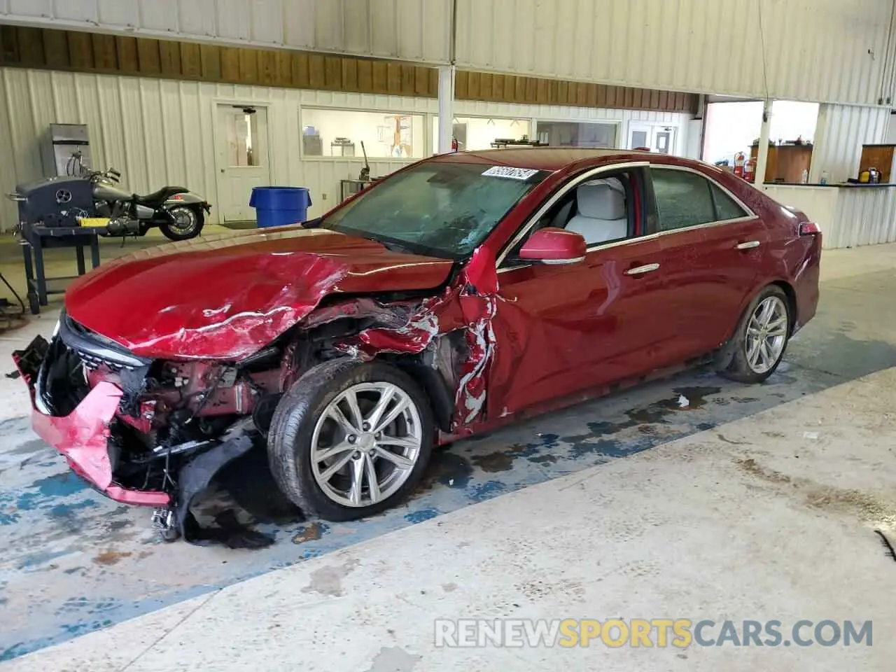 1 Photograph of a damaged car 1G6DA5RK2M0118446 CADILLAC CT4 2021
