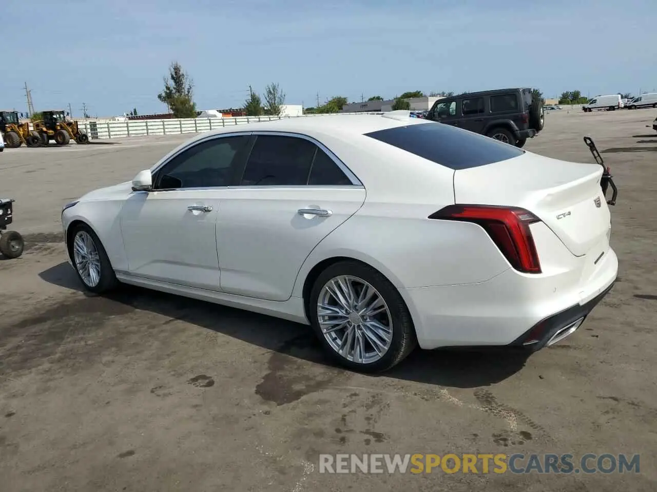 2 Photograph of a damaged car 1G6DB5RK0M0113954 CADILLAC CT4 2021