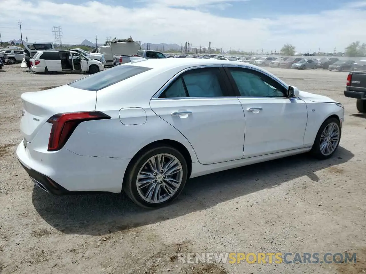 3 Photograph of a damaged car 1G6DB5RK0M0144203 CADILLAC CT4 2021