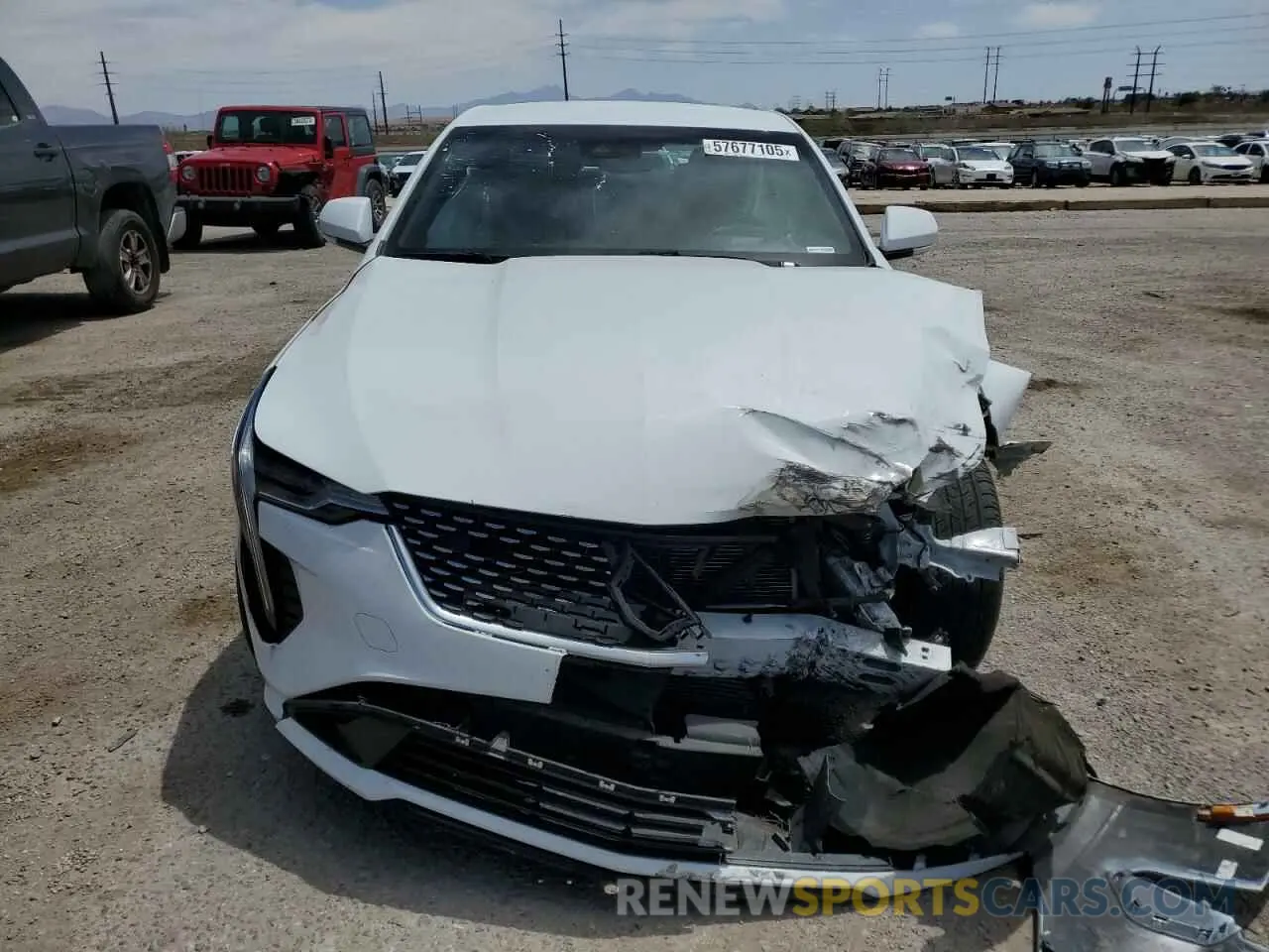 5 Photograph of a damaged car 1G6DB5RK0M0144203 CADILLAC CT4 2021