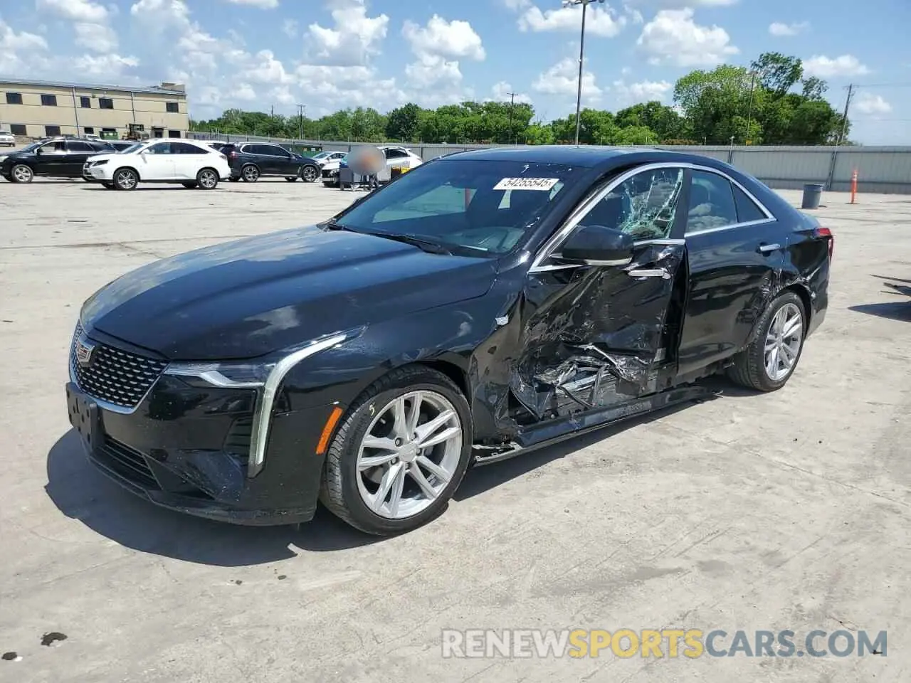 1 Photograph of a damaged car 1G6DB5RK6M0113750 CADILLAC CT4 2021
