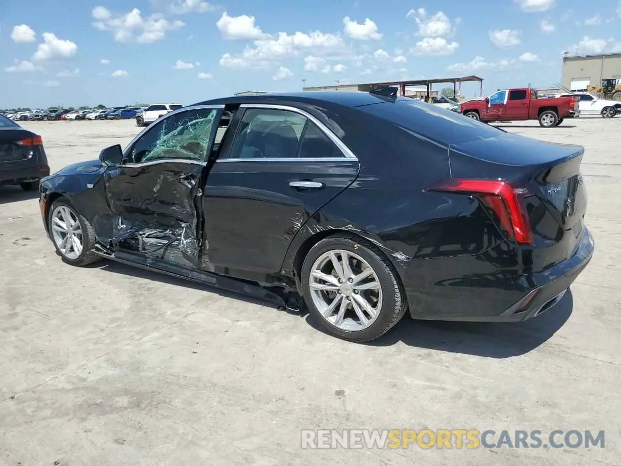 2 Photograph of a damaged car 1G6DB5RK6M0113750 CADILLAC CT4 2021