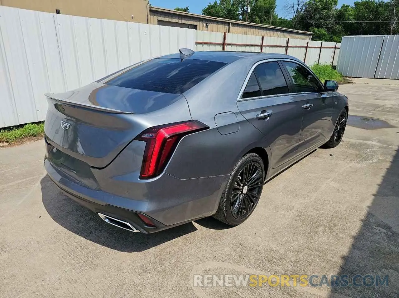 4 Photograph of a damaged car 1G6DB5RK6M0147994 CADILLAC CT4 2021