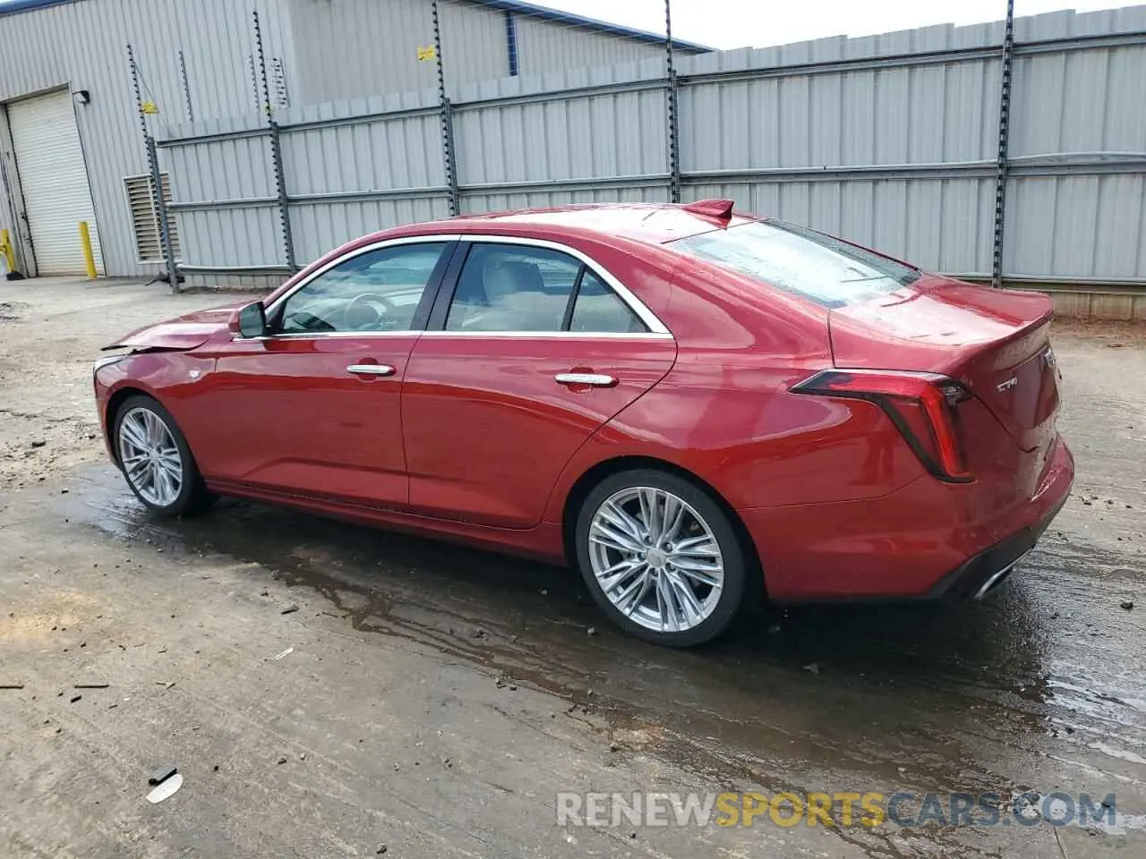 2 Photograph of a damaged car 1G6DB5RL0M0127829 CADILLAC CT4 2021