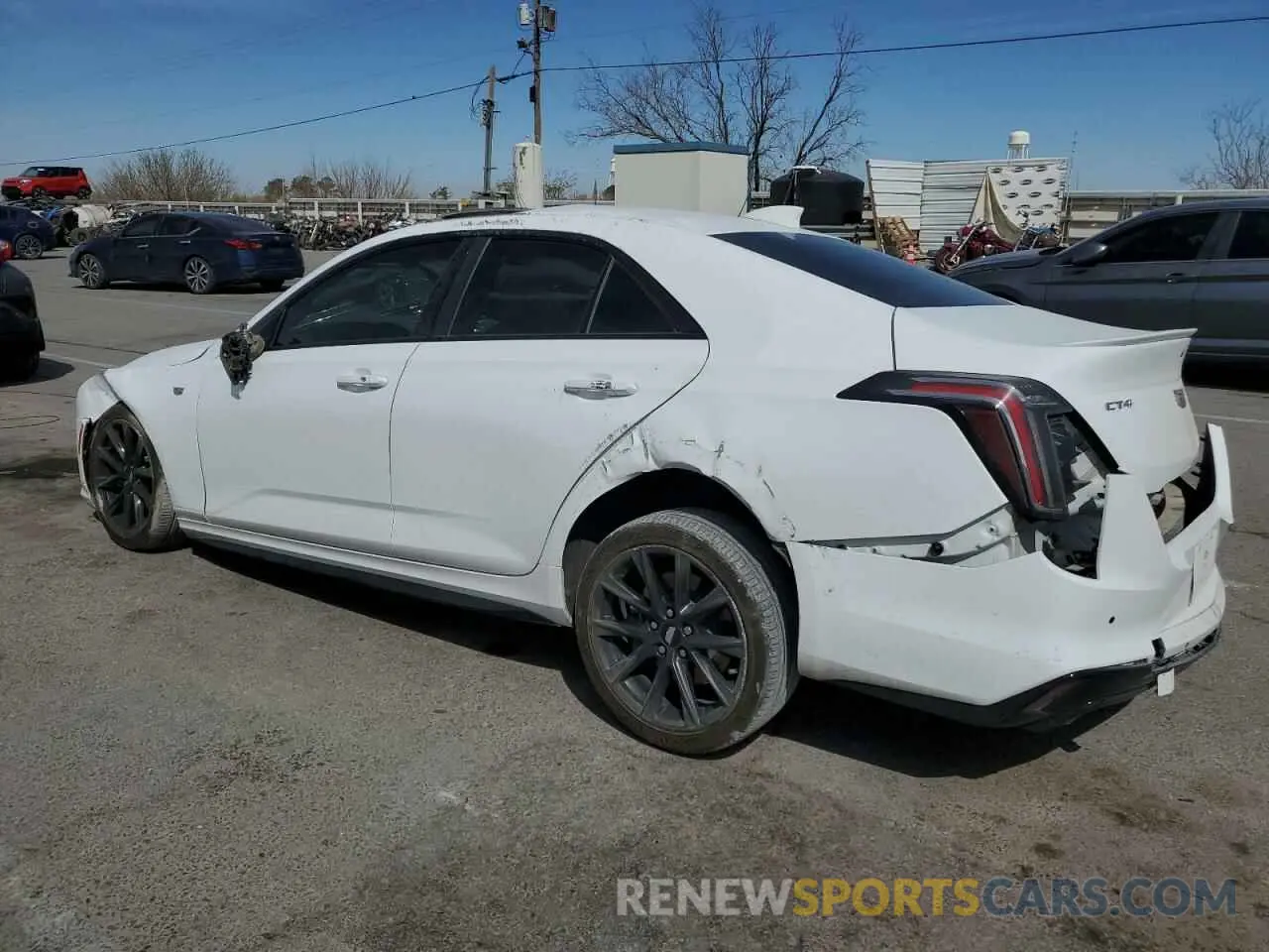 2 Photograph of a damaged car 1G6DC5RK2M0108221 CADILLAC CT4 2021
