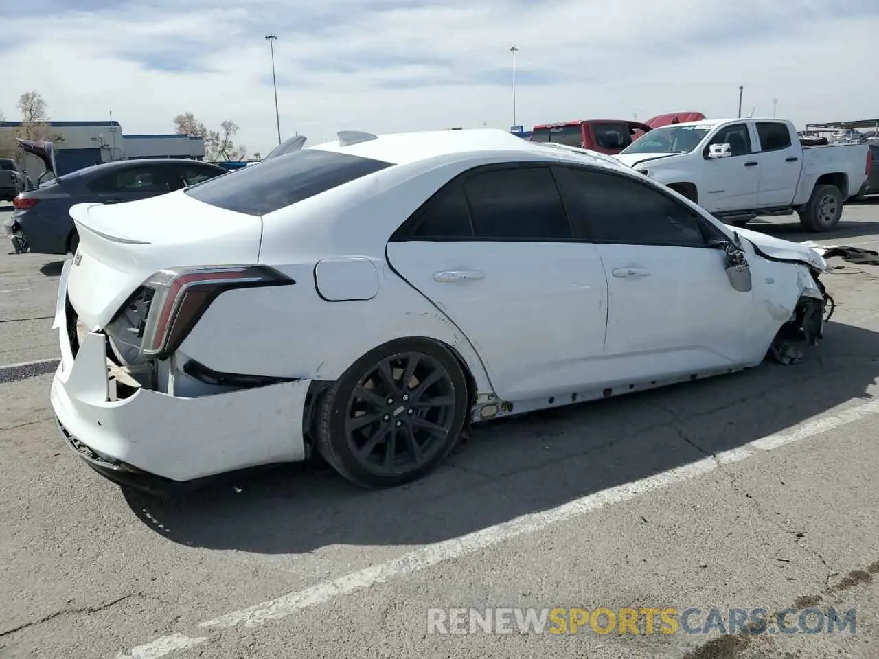 3 Photograph of a damaged car 1G6DC5RK2M0108221 CADILLAC CT4 2021