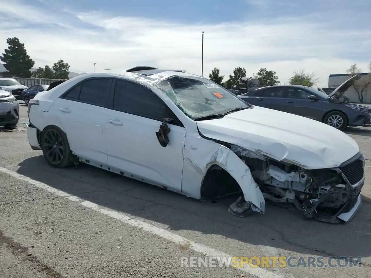 4 Photograph of a damaged car 1G6DC5RK2M0108221 CADILLAC CT4 2021