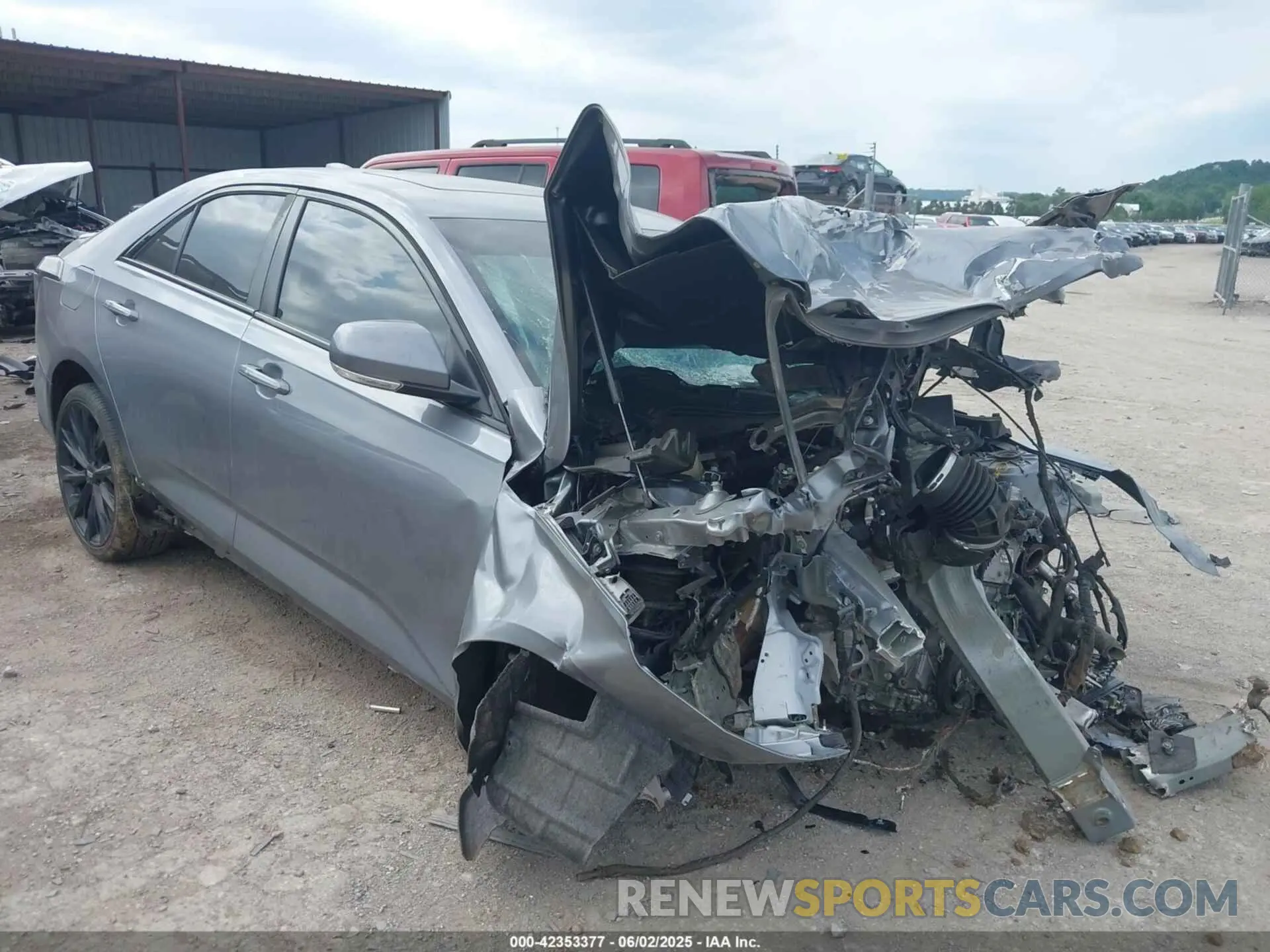 1 Photograph of a damaged car 1G6DC5RK3M0134763 CADILLAC CT4 2021