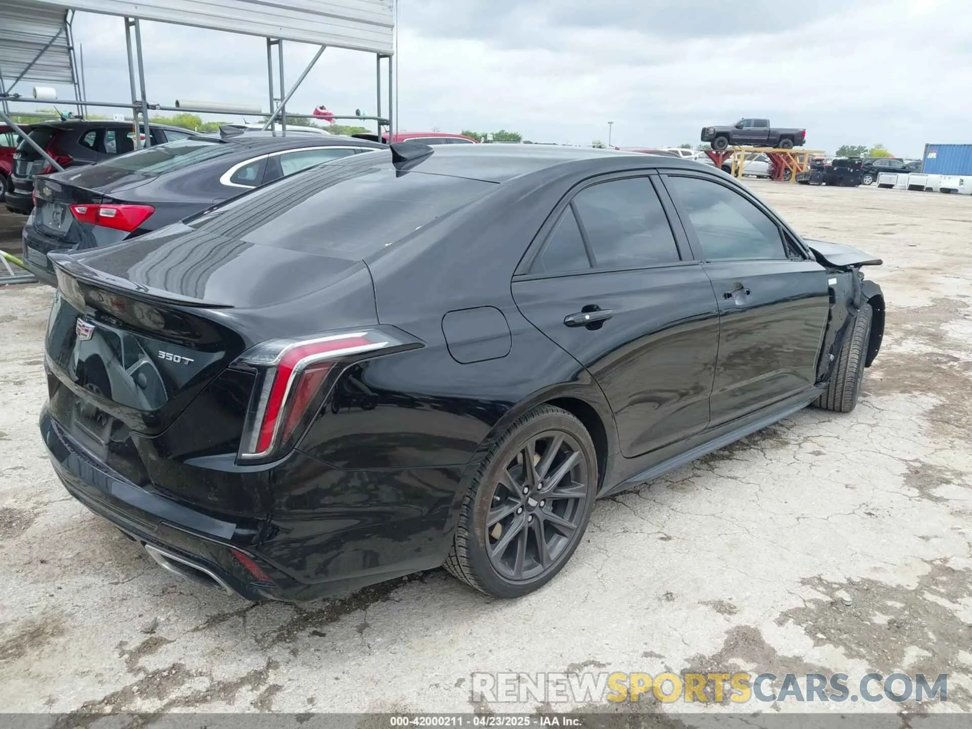 4 Photograph of a damaged car 1G6DC5RK5M0134988 CADILLAC CT4 2021